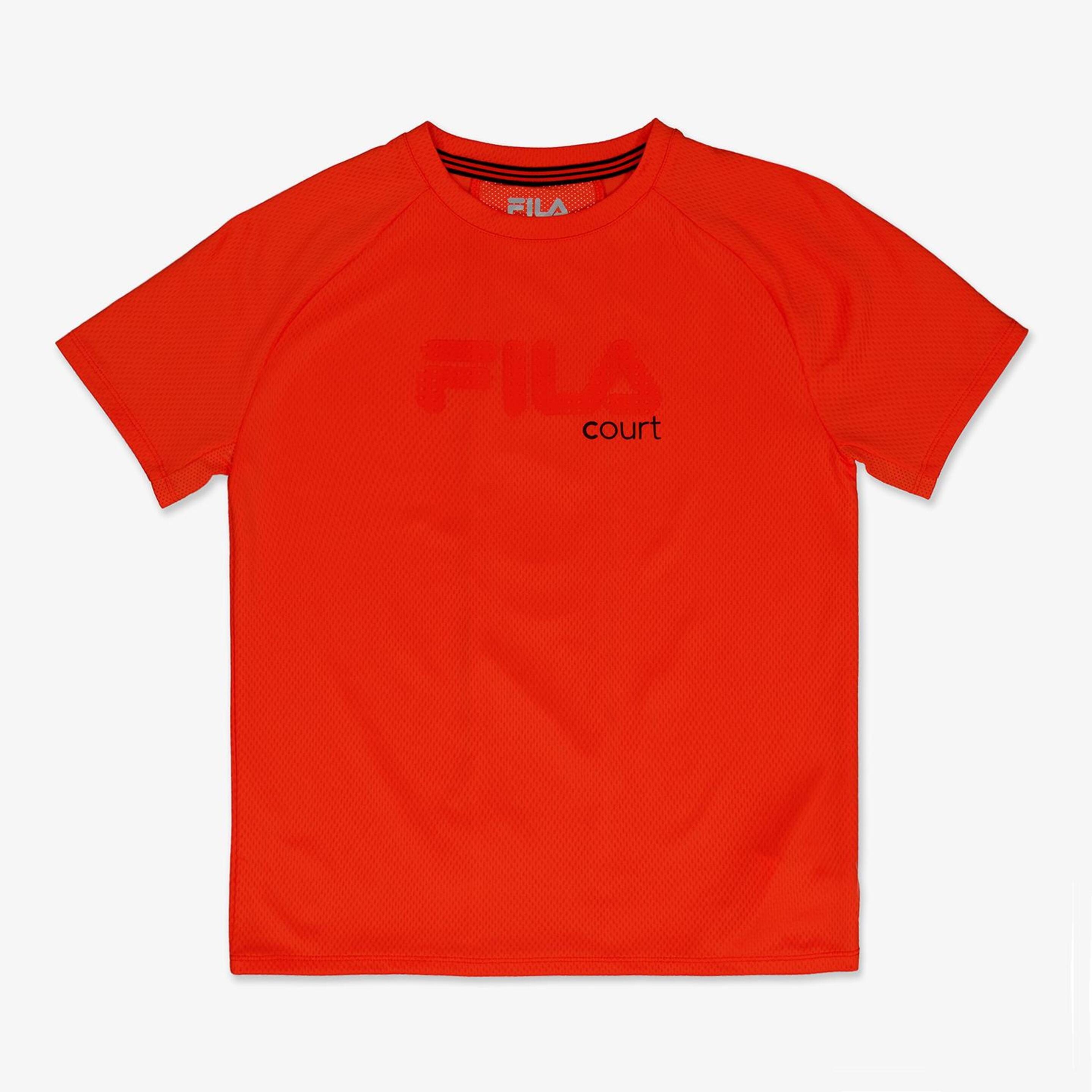 T-shirt Fila - naranja - T-shirt Ténis Rapaz
