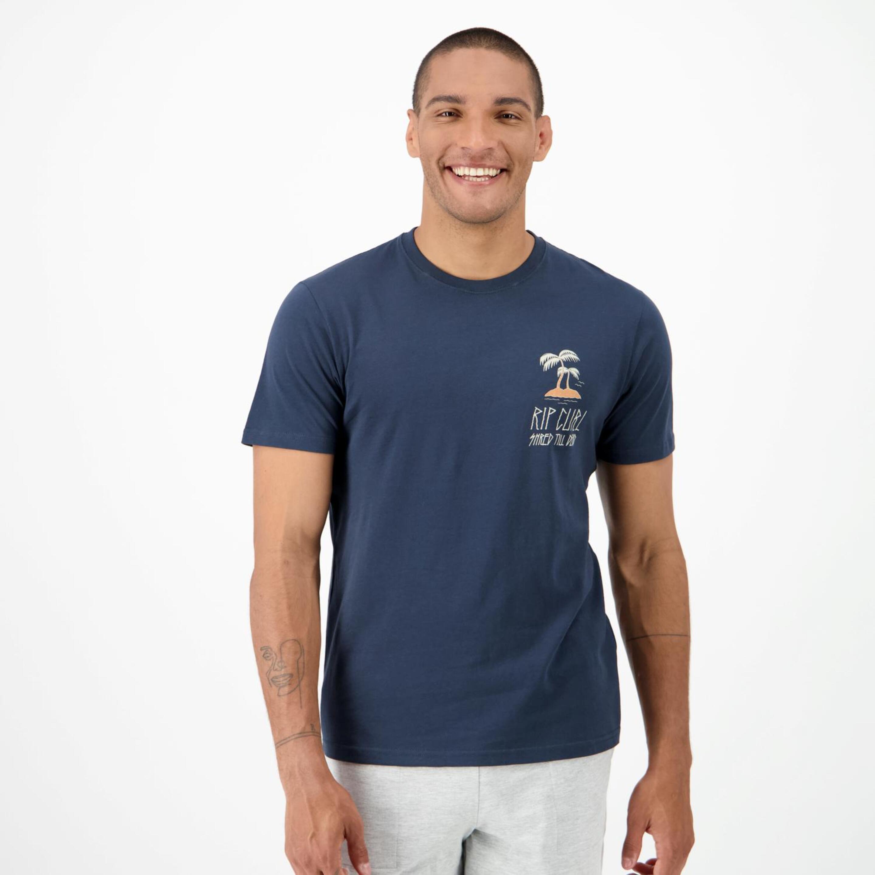 T-shirt Rip Curl - azul - T-shirt Homem