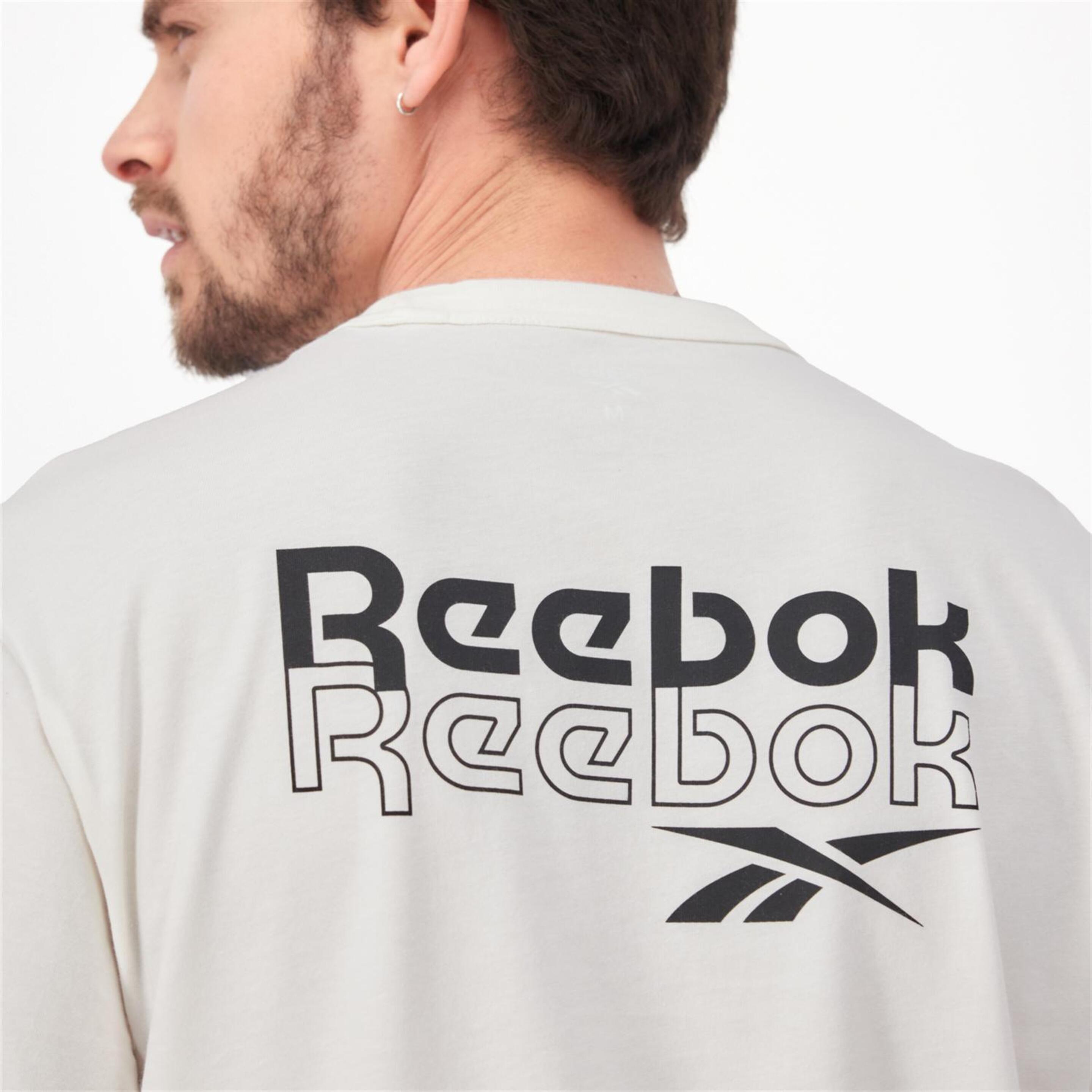 Reebok Ri - Blanco - Camiseta Hombre