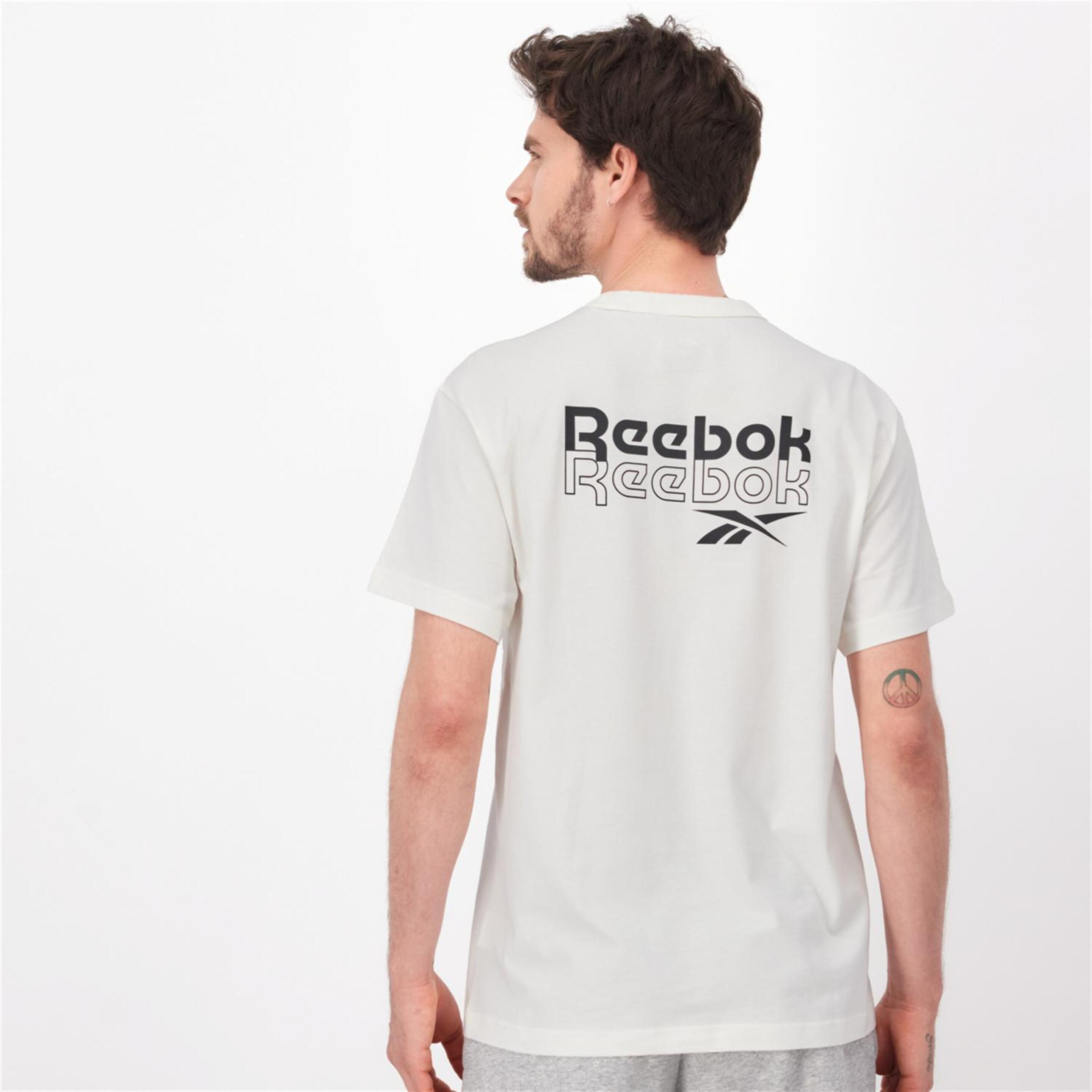 Reebok Ri - Blanco - Camiseta Hombre