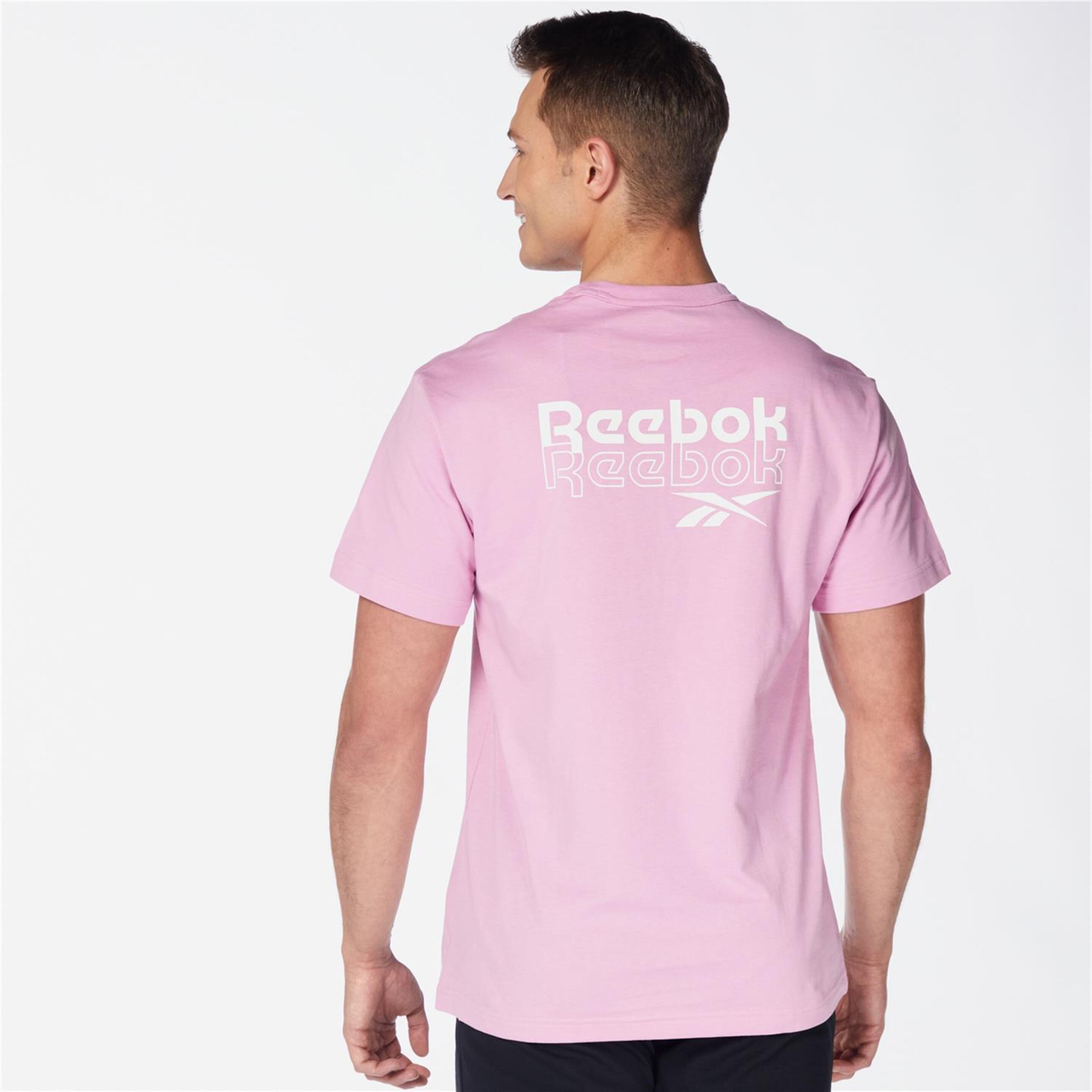Reebok Ri - Rosa - Camiseta Hombre