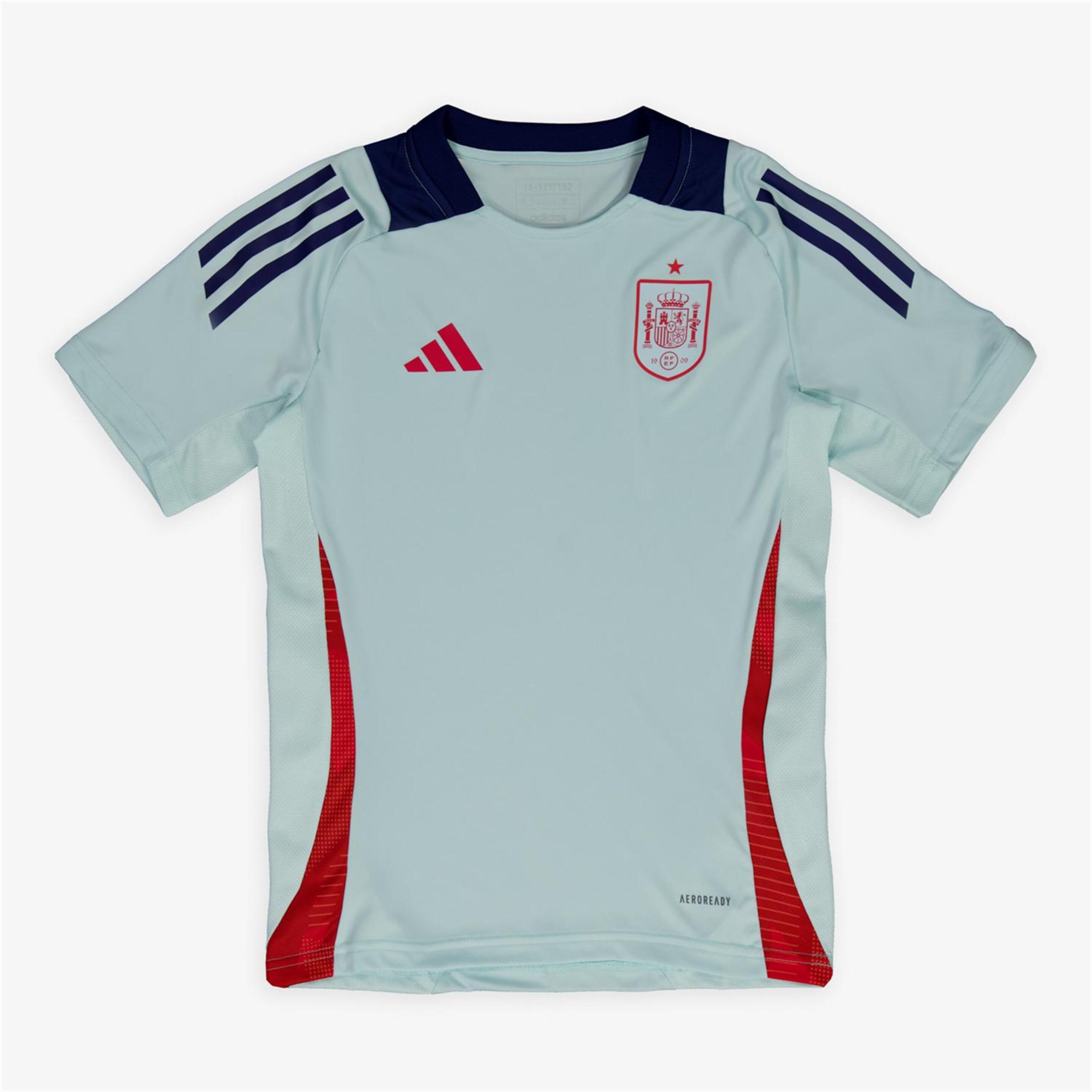 Camiseta Rfef Entreno 24/25 - azul - Camiseta Fútbol Junior