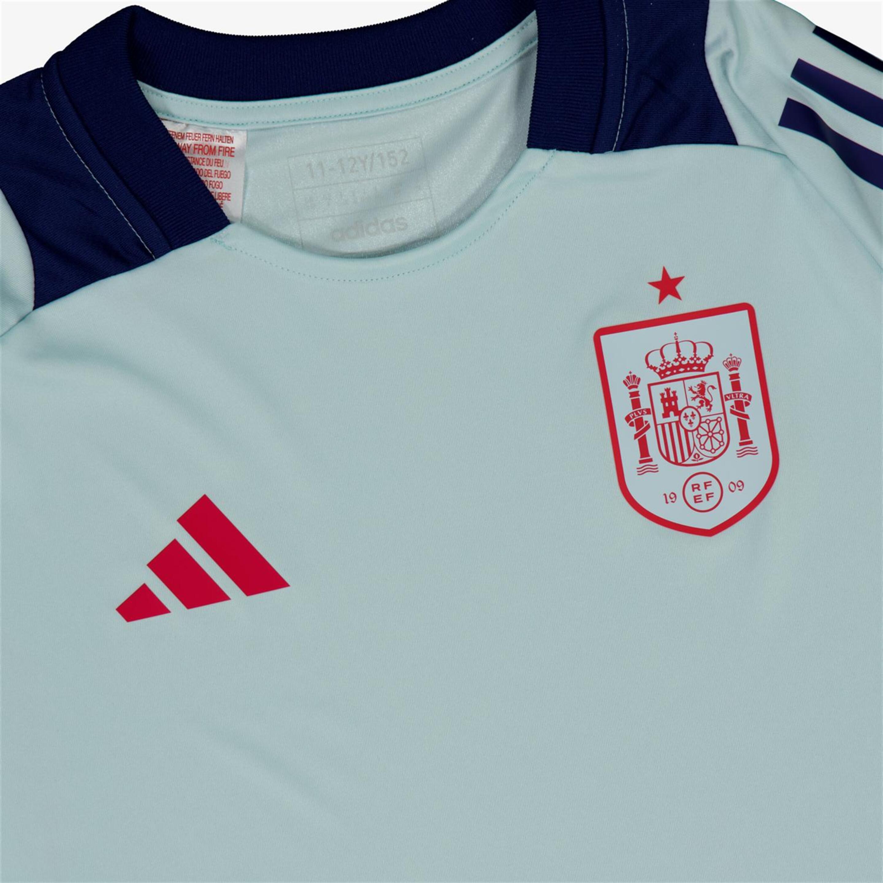 adidas RFEF Entreno 2024 - Azul - Camiseta Fútbol Junior