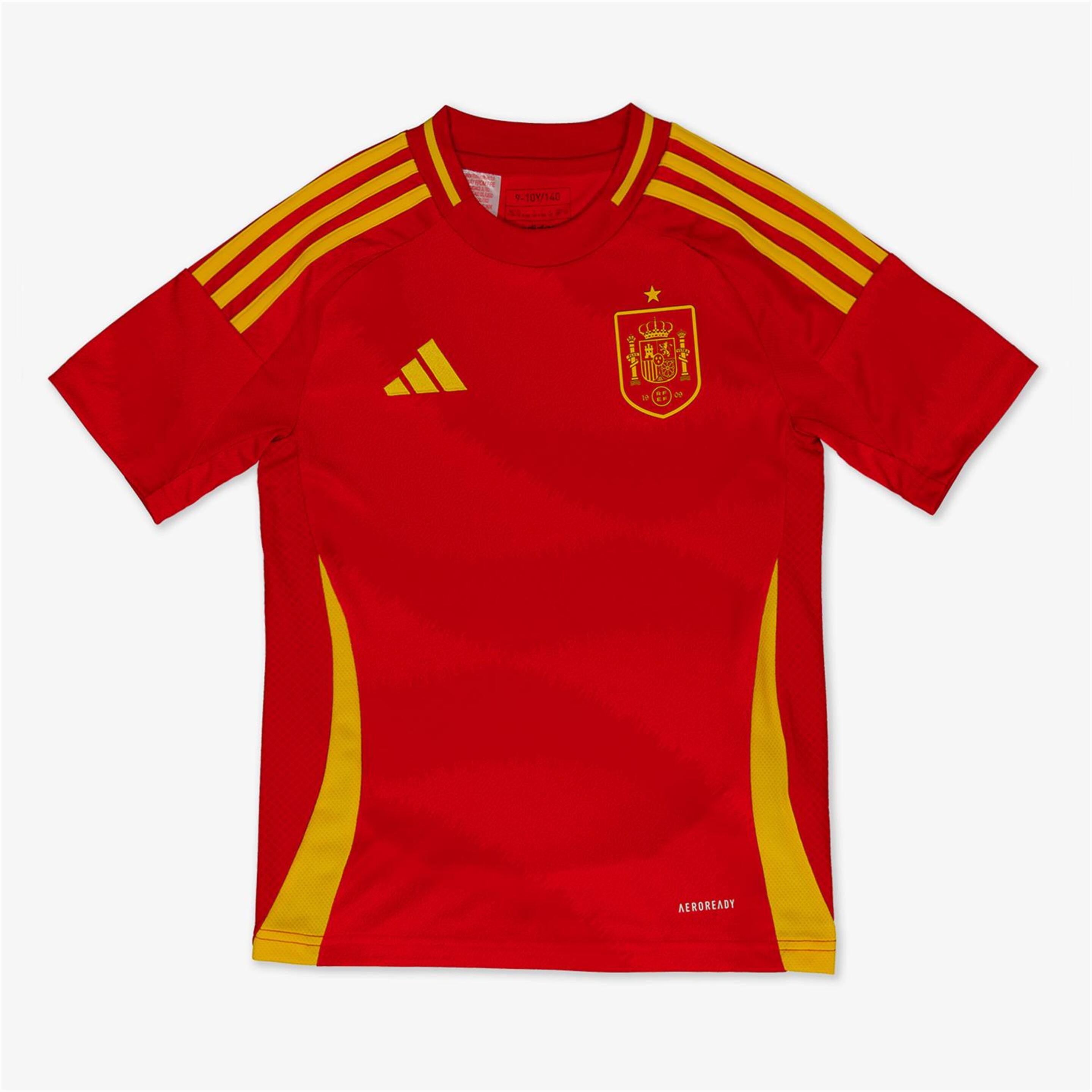 Camiseta Rfef 1ª Equip. 2024 - rojo - Camiseta Fútbol Junior