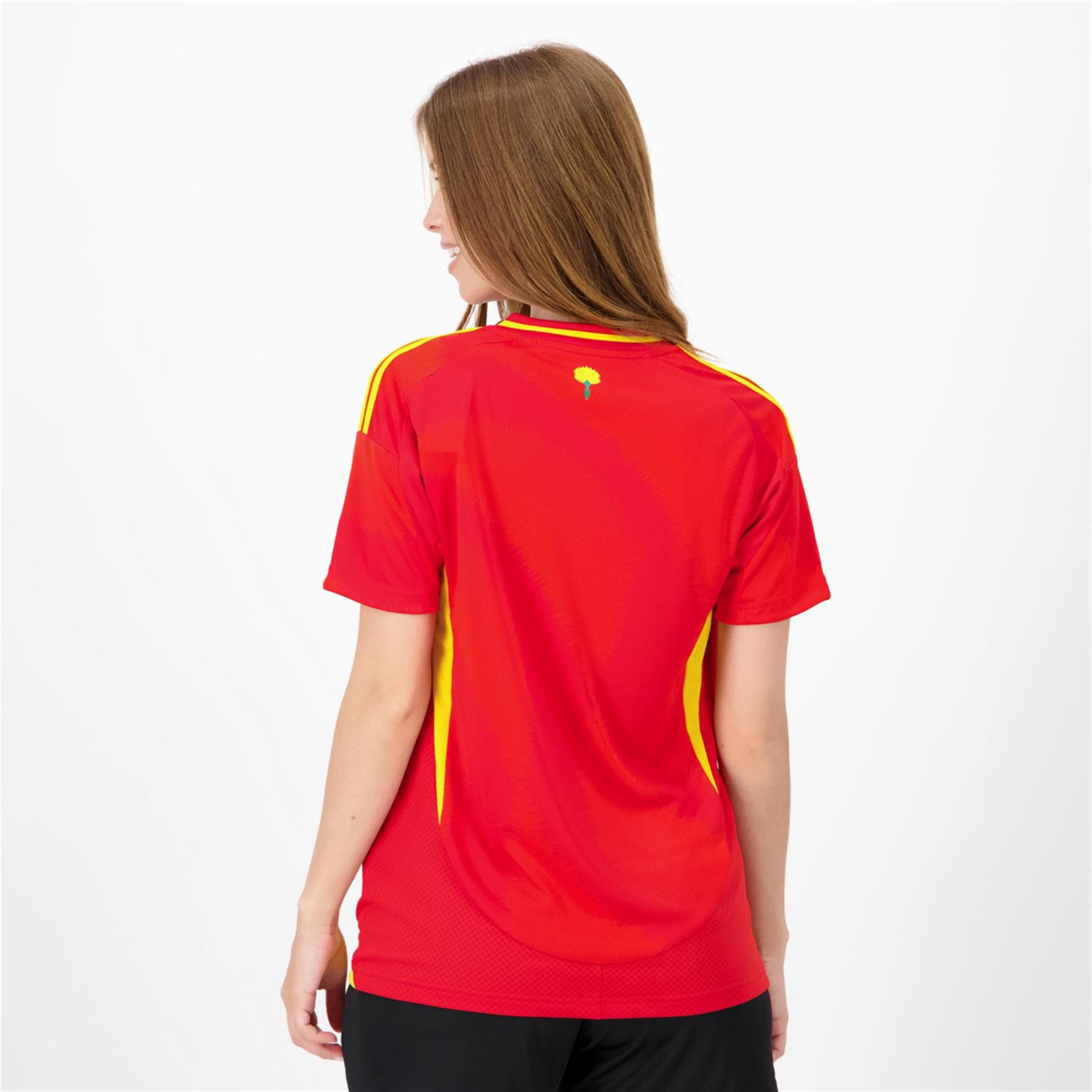 Camiseta Selección Española 24/25 - Rojo - Camiseta Fútbol Mujer