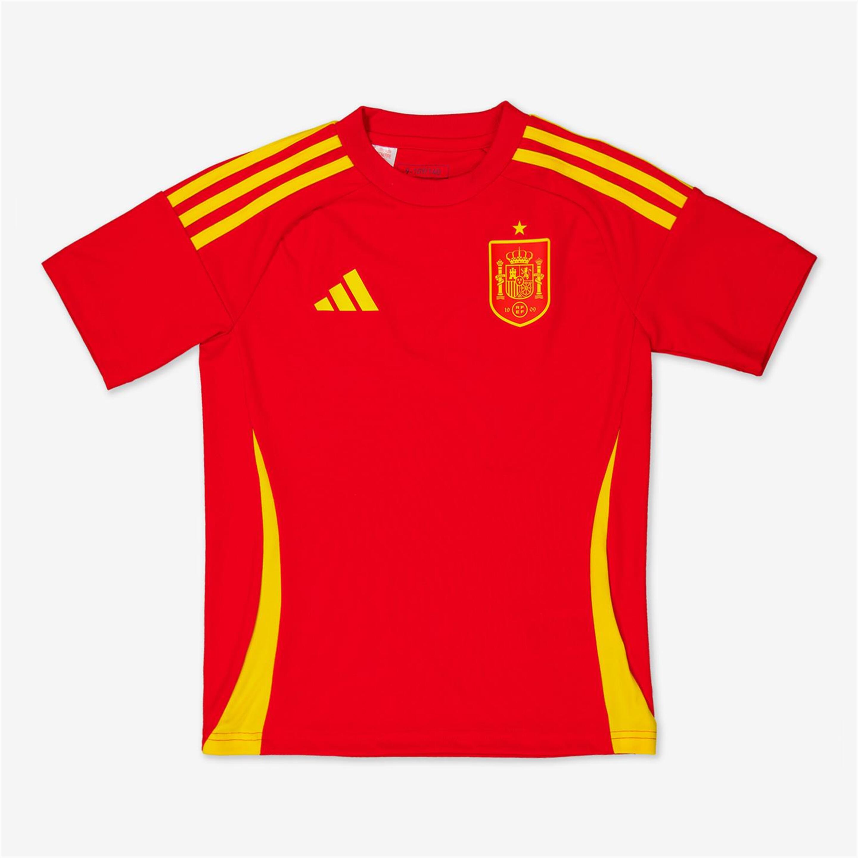adidas RFEF 2024 - Rojo - Camiseta Fútbol Junior  | Sprinter
