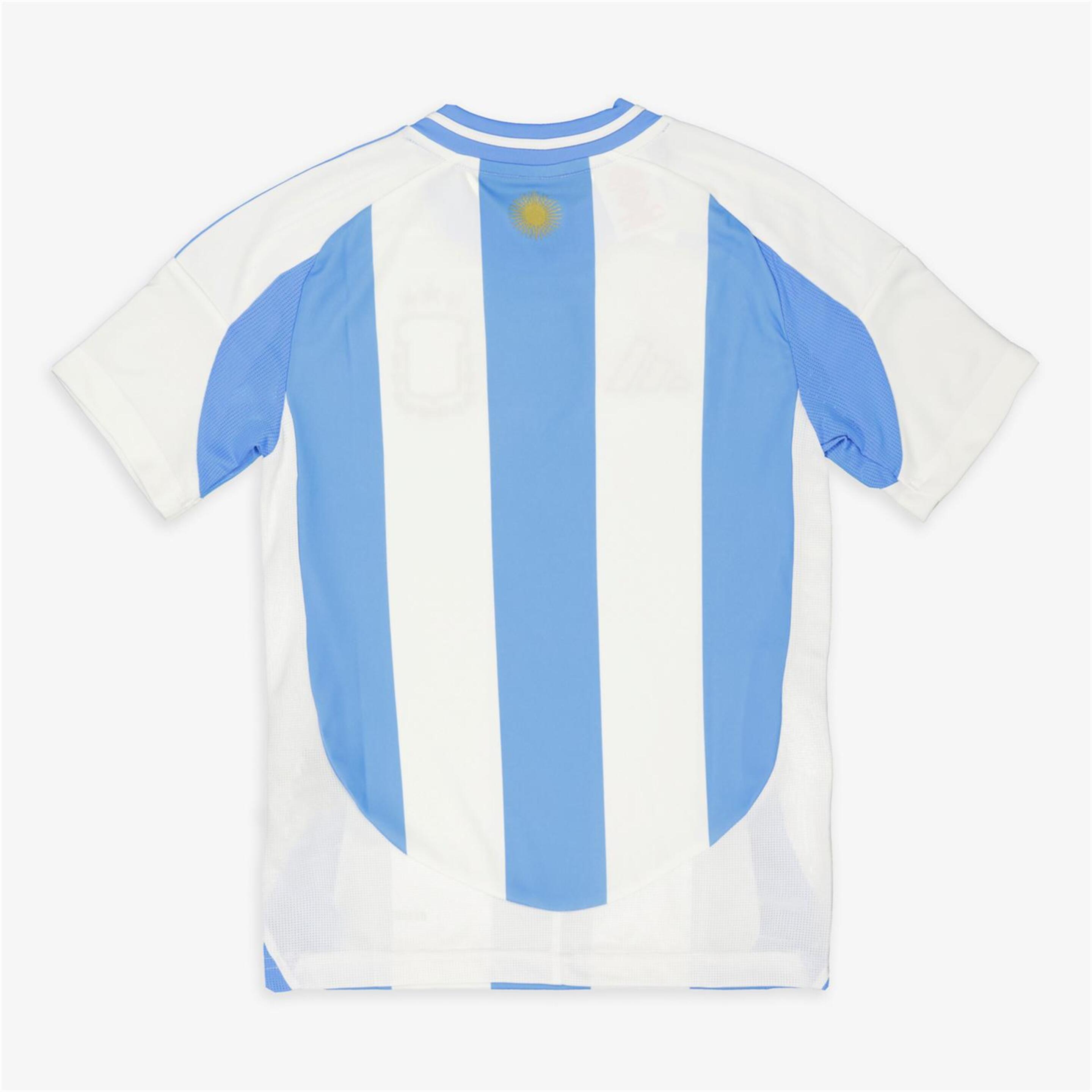 Camiseta Argentina 1ª Equipación 2024 - Blanco - Fútbol Hombre