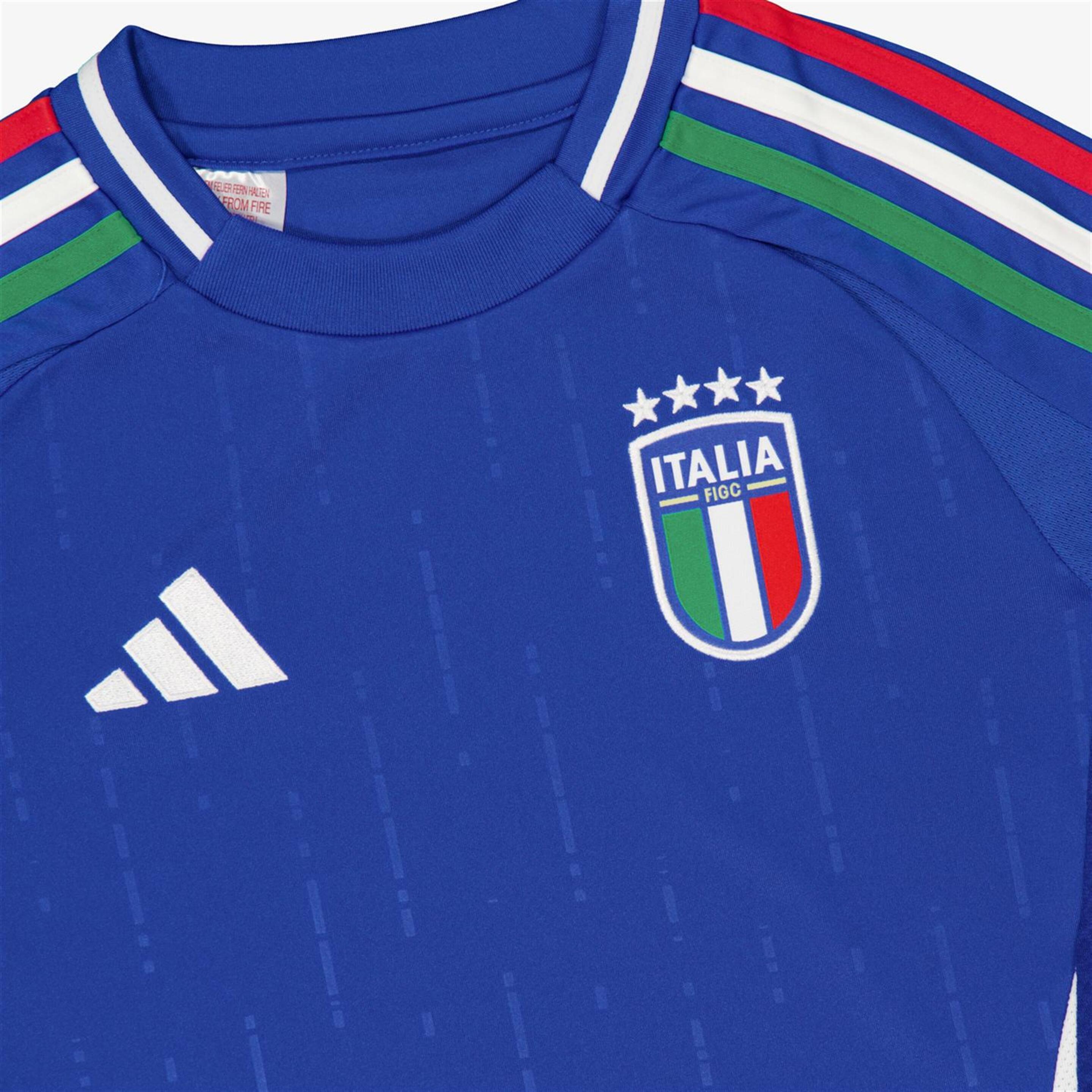 Camisola Itália 1º Equip. 2024 - Azul - Futebol Júnior | Sport Zone