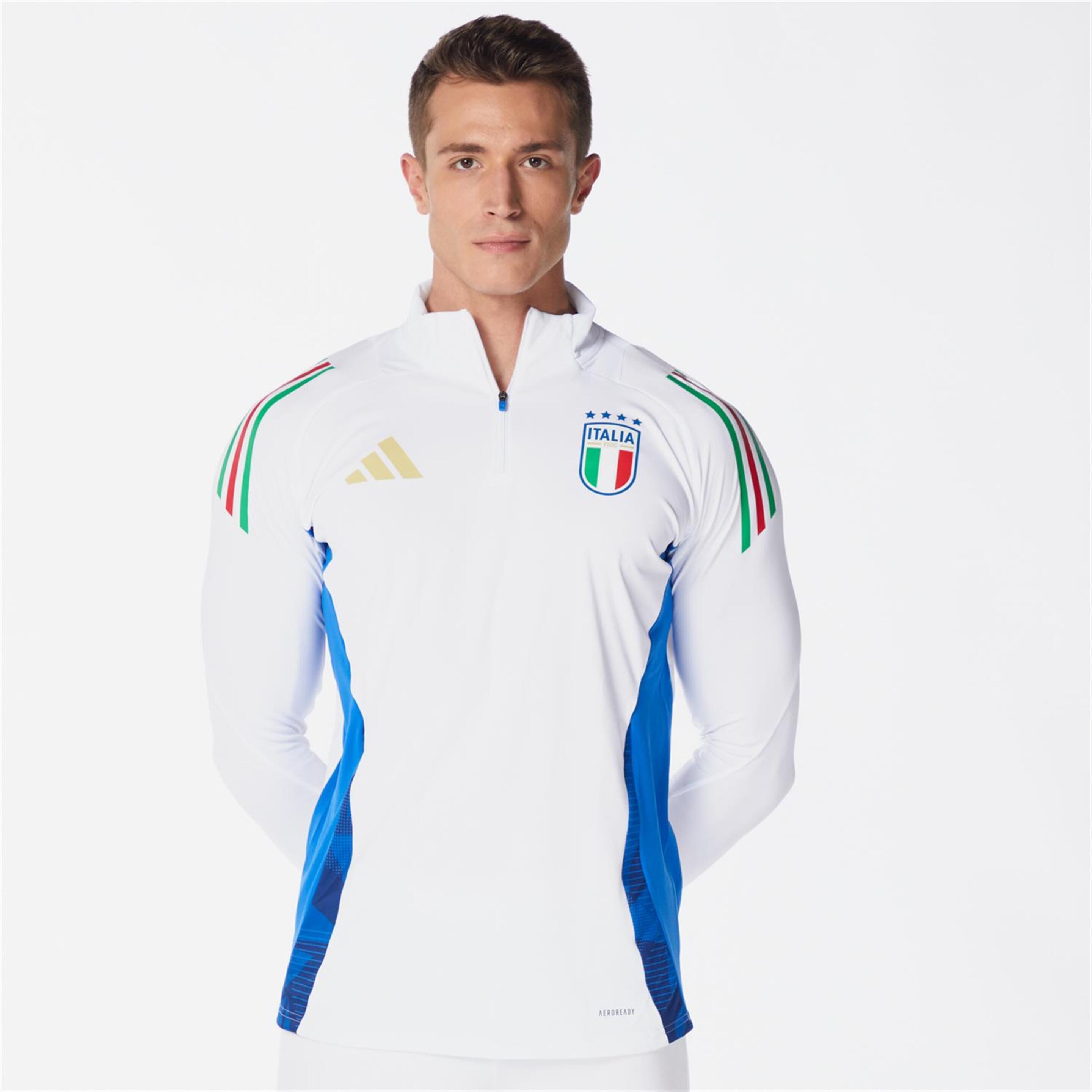 Sudadera Italia Entreno 2024 - Blanco - Fútbol Hombre  | Sprinter