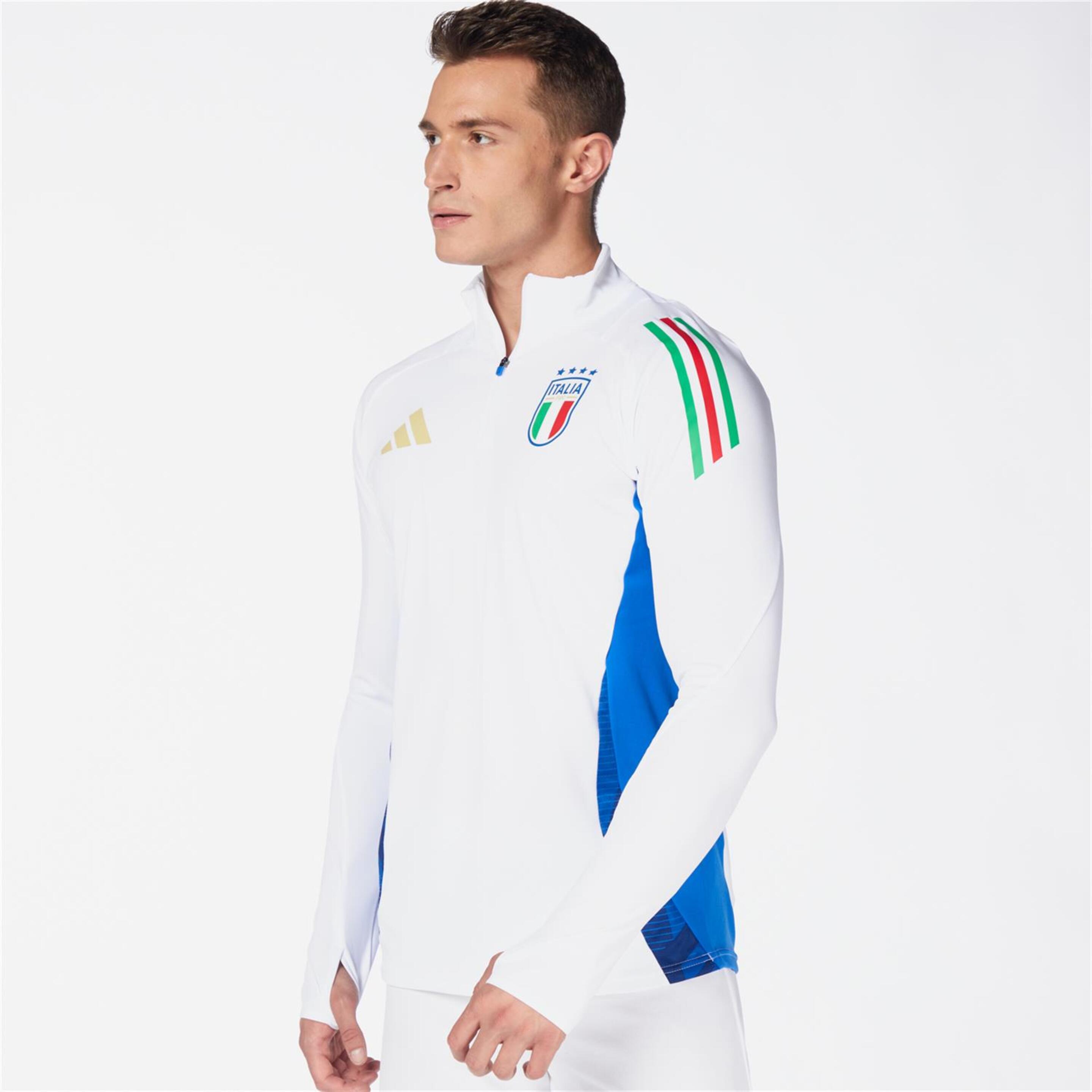 Sudadera Italia Entreno 2024 - Blanco - Fútbol Hombre  | Sprinter