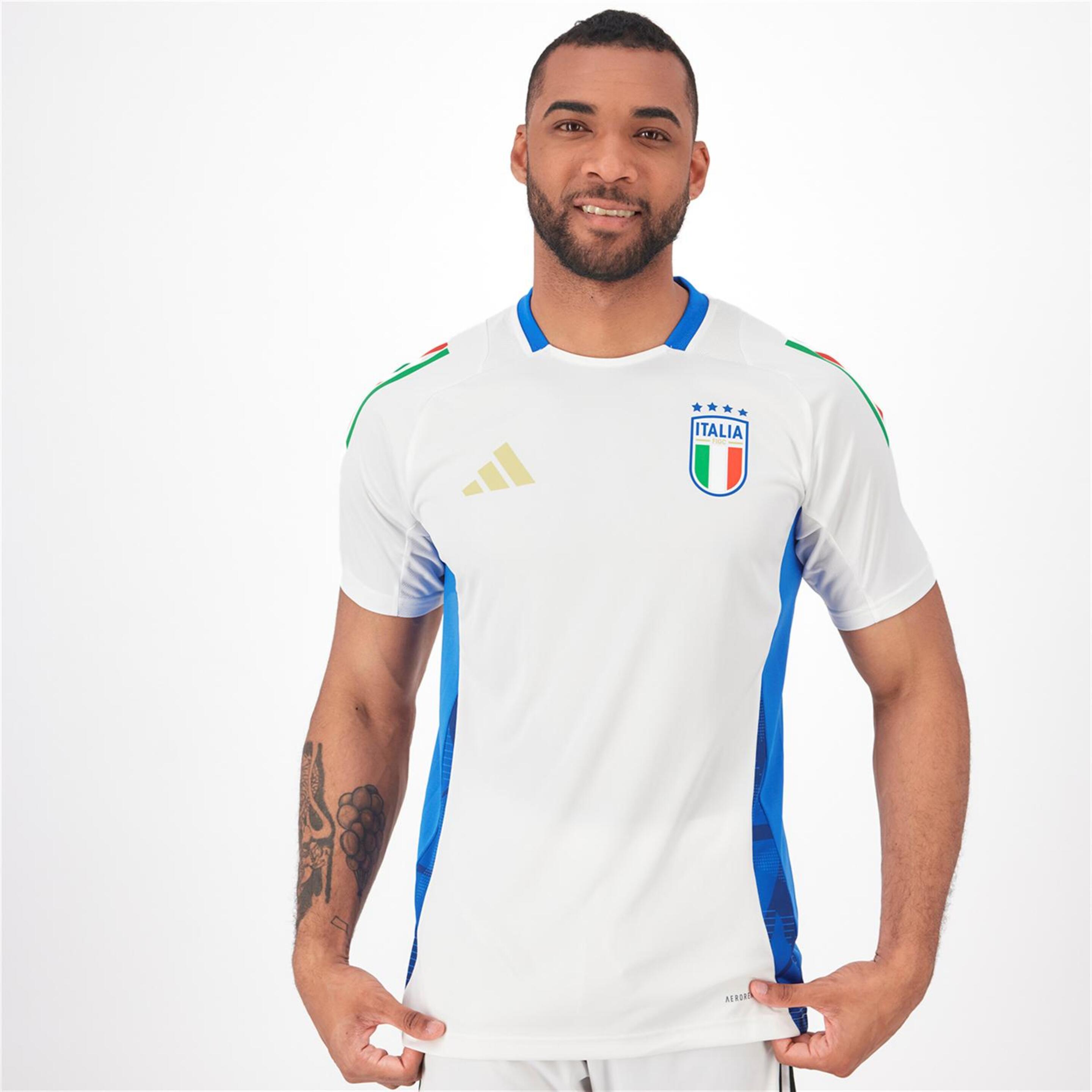 Camiseta Italia Entreno 2024 - blanco - Camiseta Fútbol Hombre