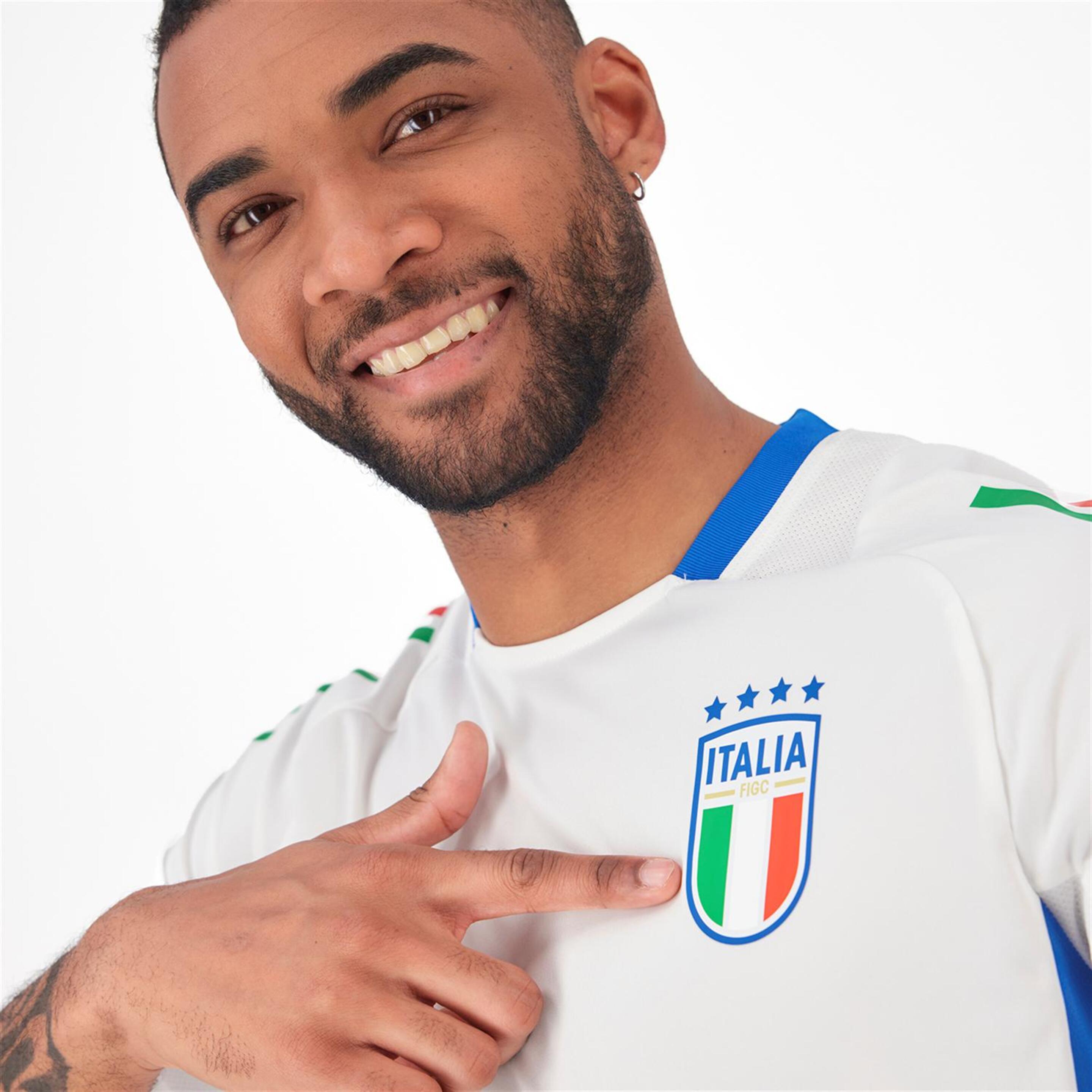 Camiseta Italia Entreno 2024 - Blanco - Camiseta Fútbol Hombre
