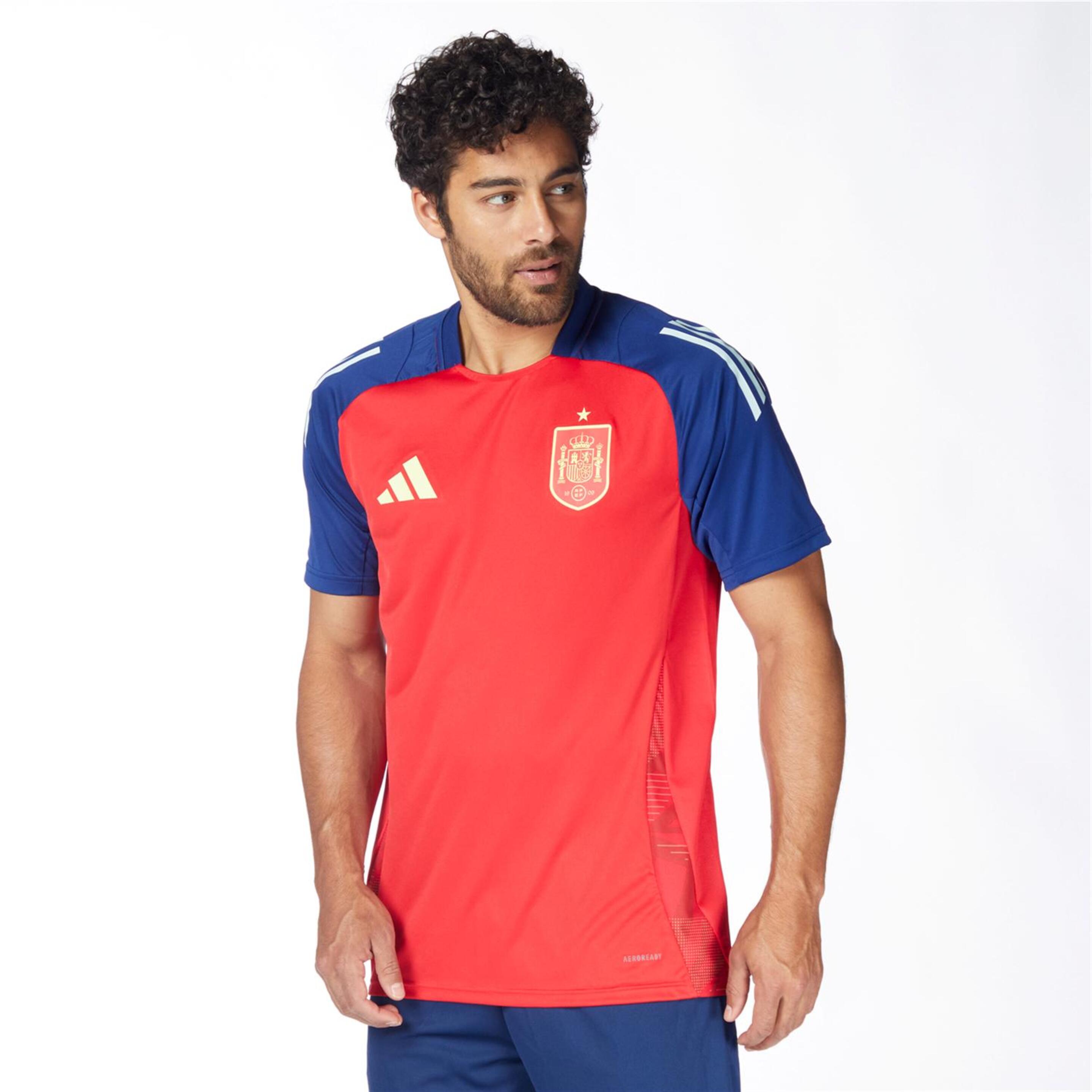Camiseta España Entreno 24/25 - rojo - Fútbol Hombre