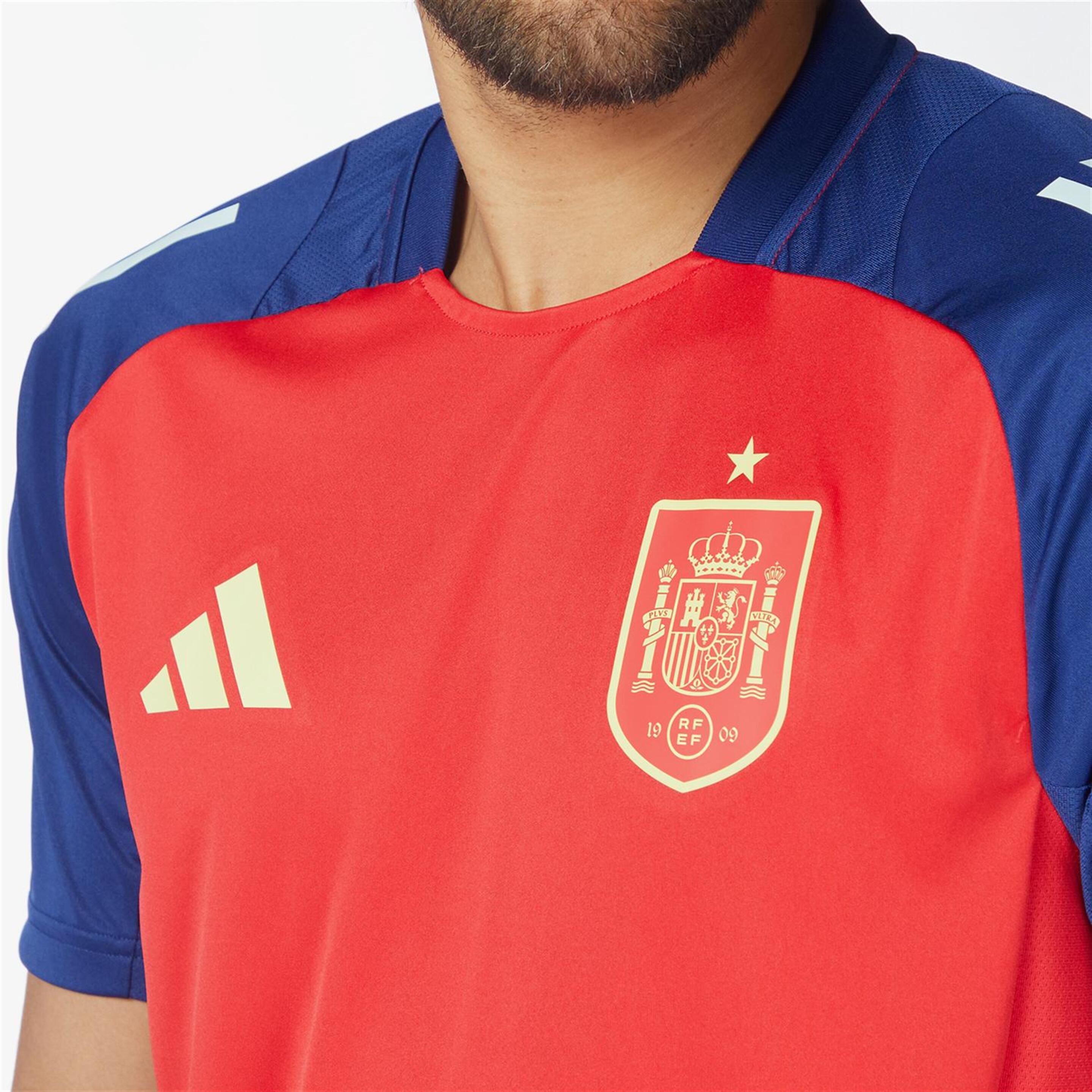 Camiseta España Entreno 2 24/25 - Rojo - Camiseta Fútbol Hombre