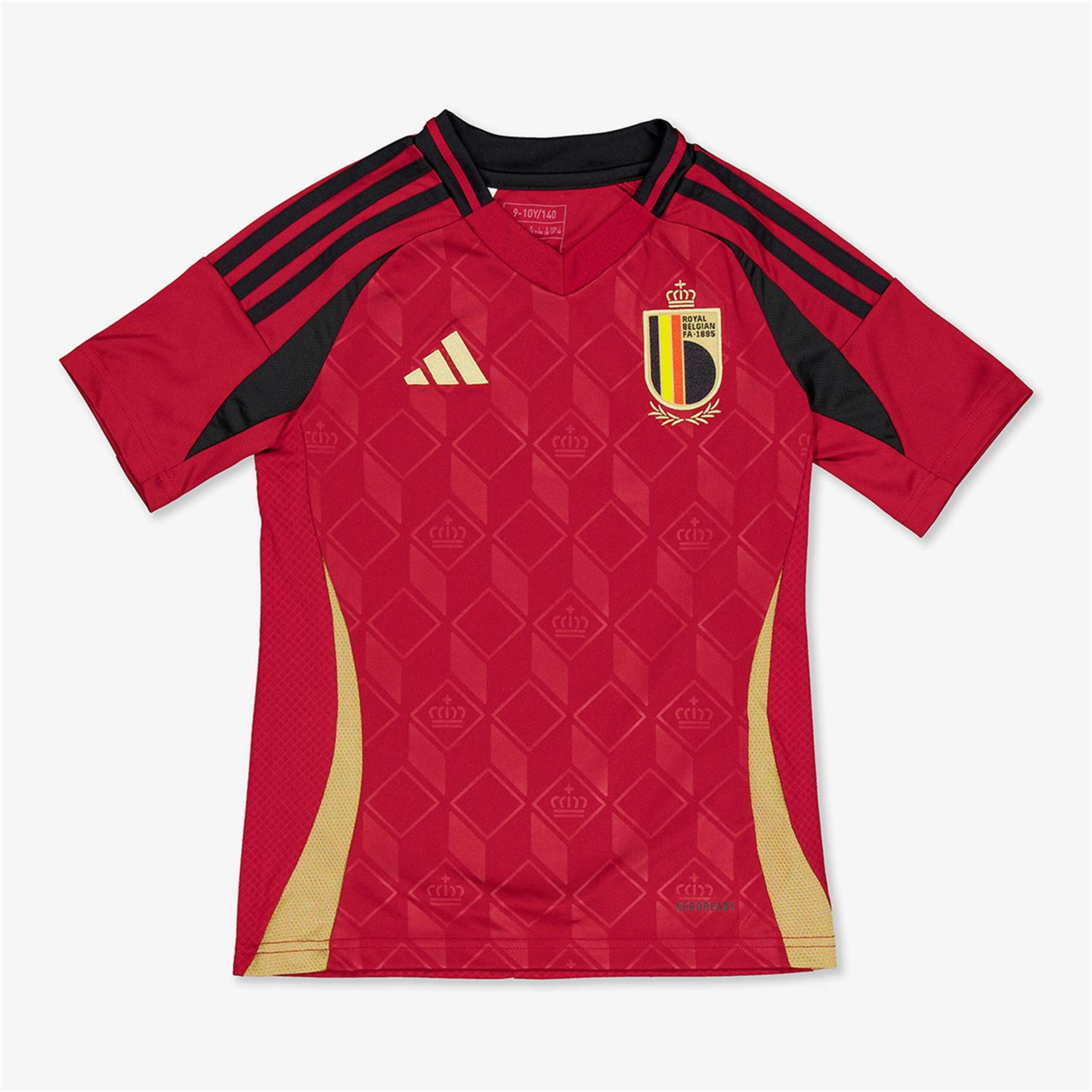 Camiseta Bélgica 1ª Equip. 2024 - rojo - Fútbol Hombre