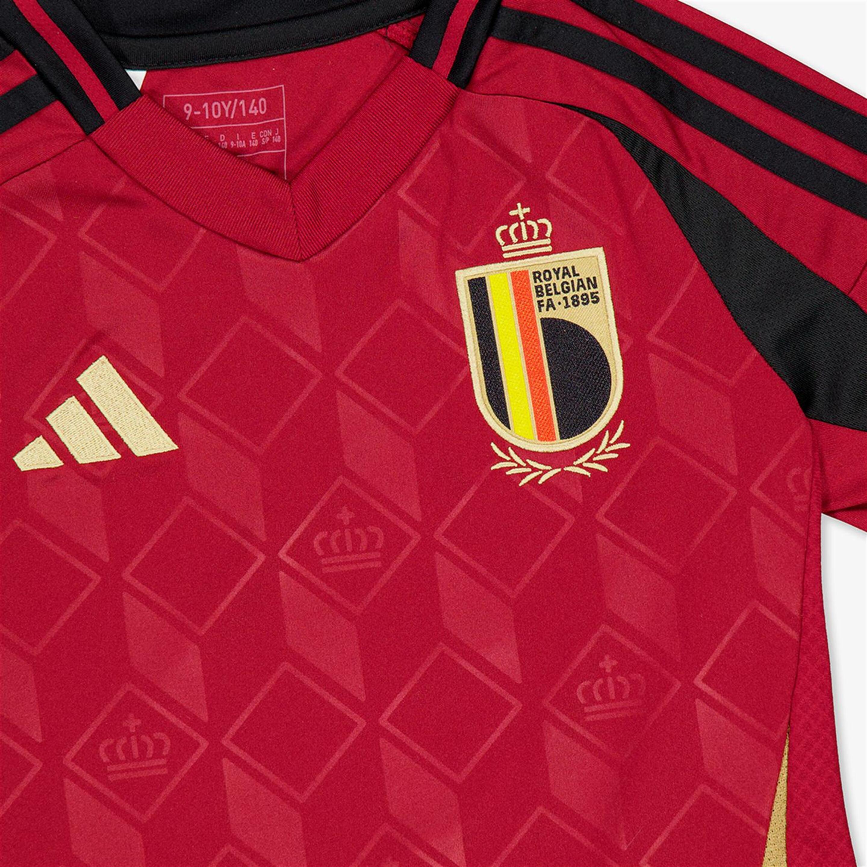 Camiseta Bélgica 1ª Equipación 2024 - Rojo - Fútbol Hombre