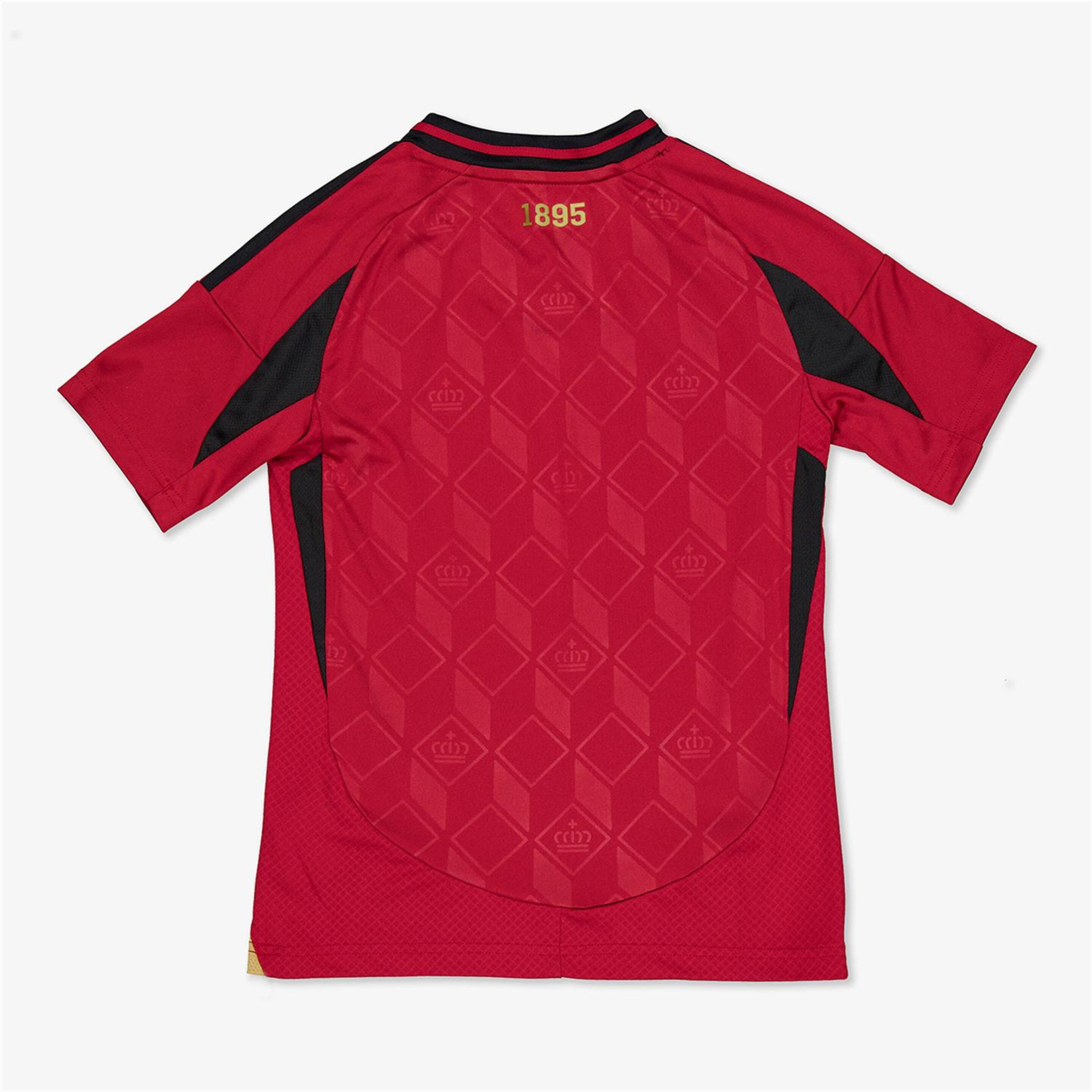 Camiseta Bélgica 1ª Equipación 2024 - Rojo - Fútbol Hombre