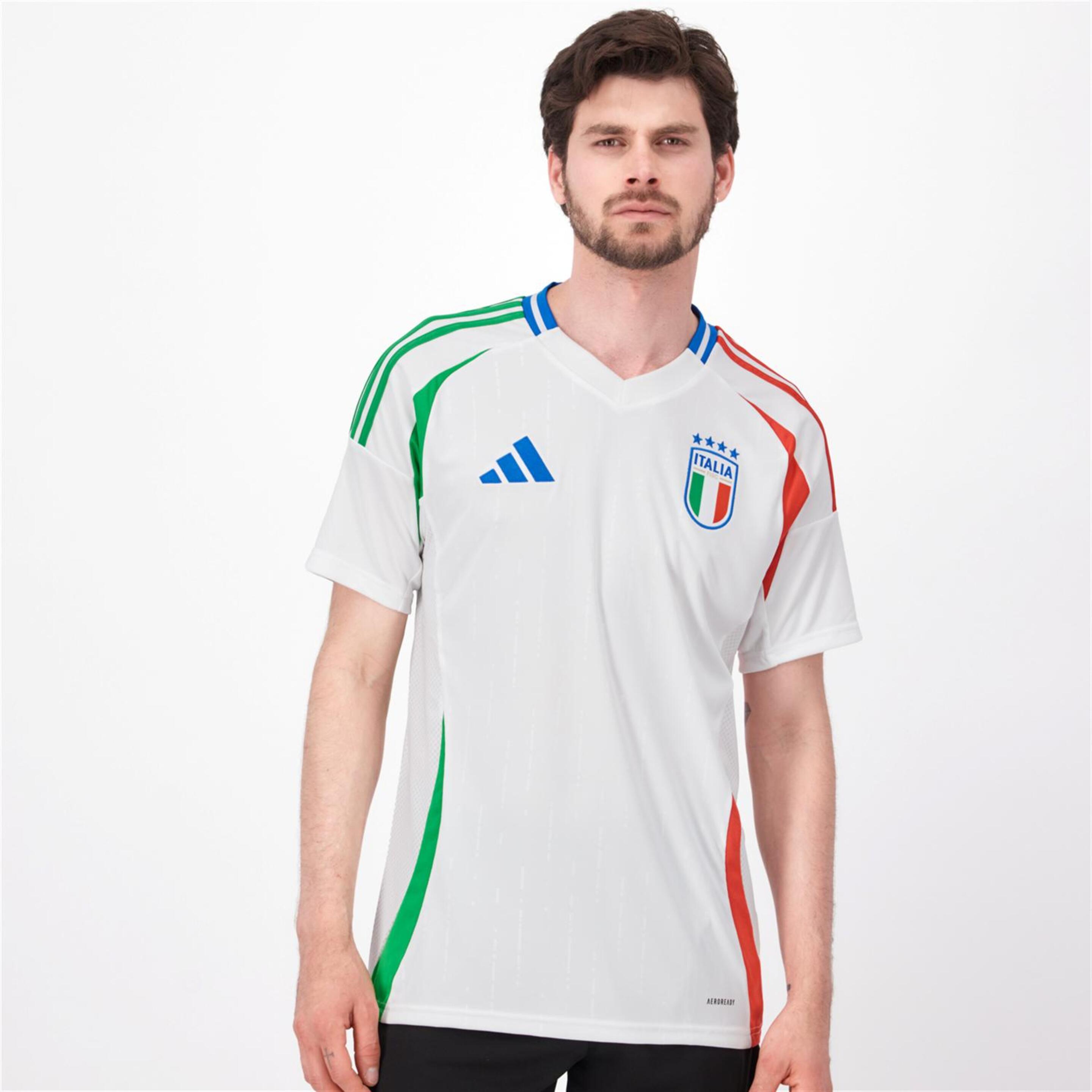 Camisola Itália 2º Equip. 2024 - blanco - Futebol Adulto