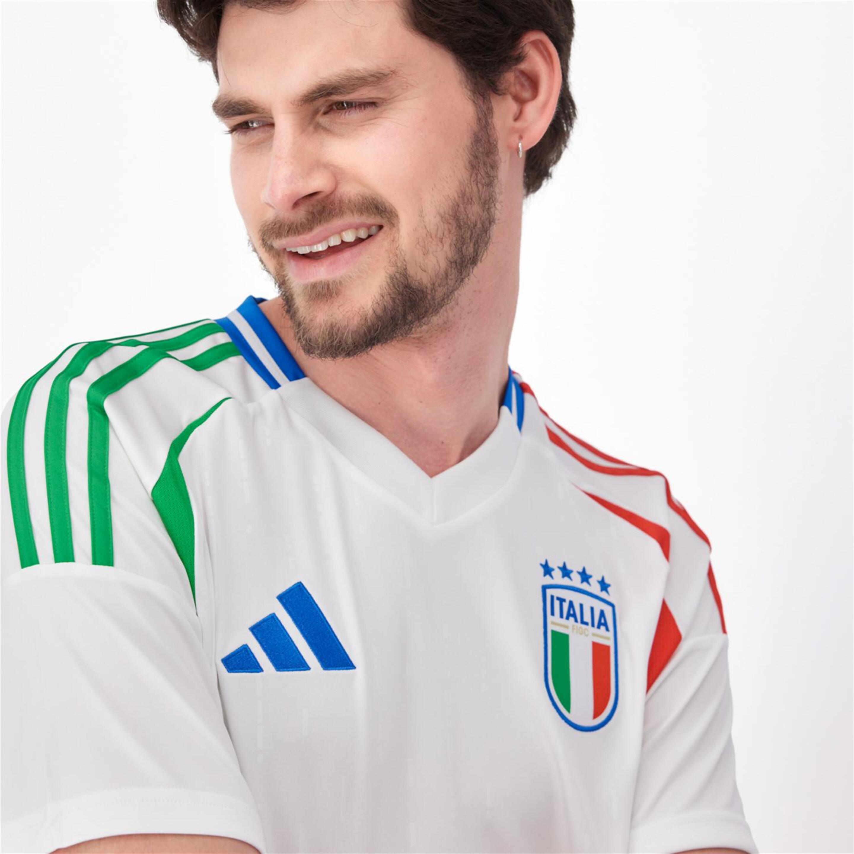 Camiseta Italia 2ª Equip. 2024 - Blanco - Fútbol Hombre
