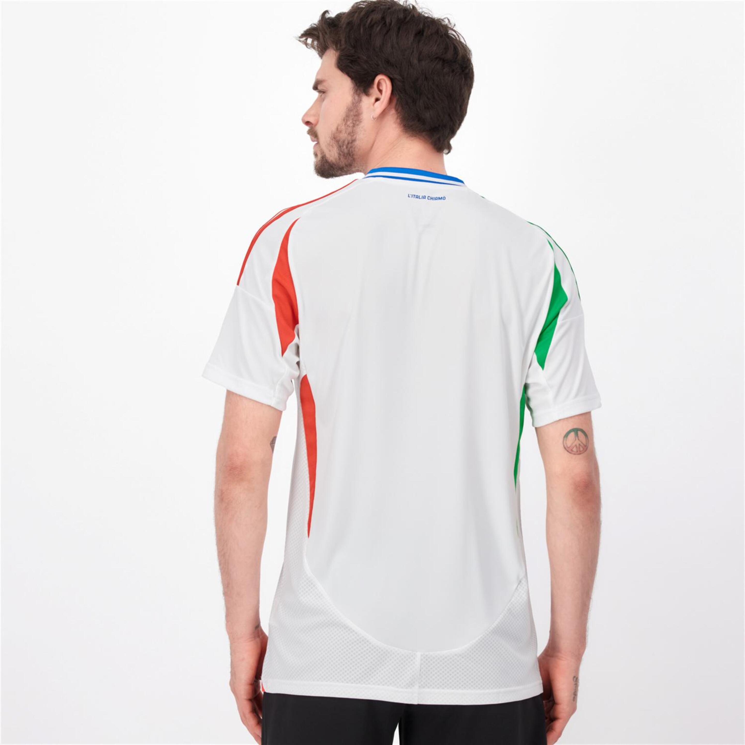Camiseta Italia 2ª Equip. 2024 - Blanco - Fútbol Hombre | Sprinter