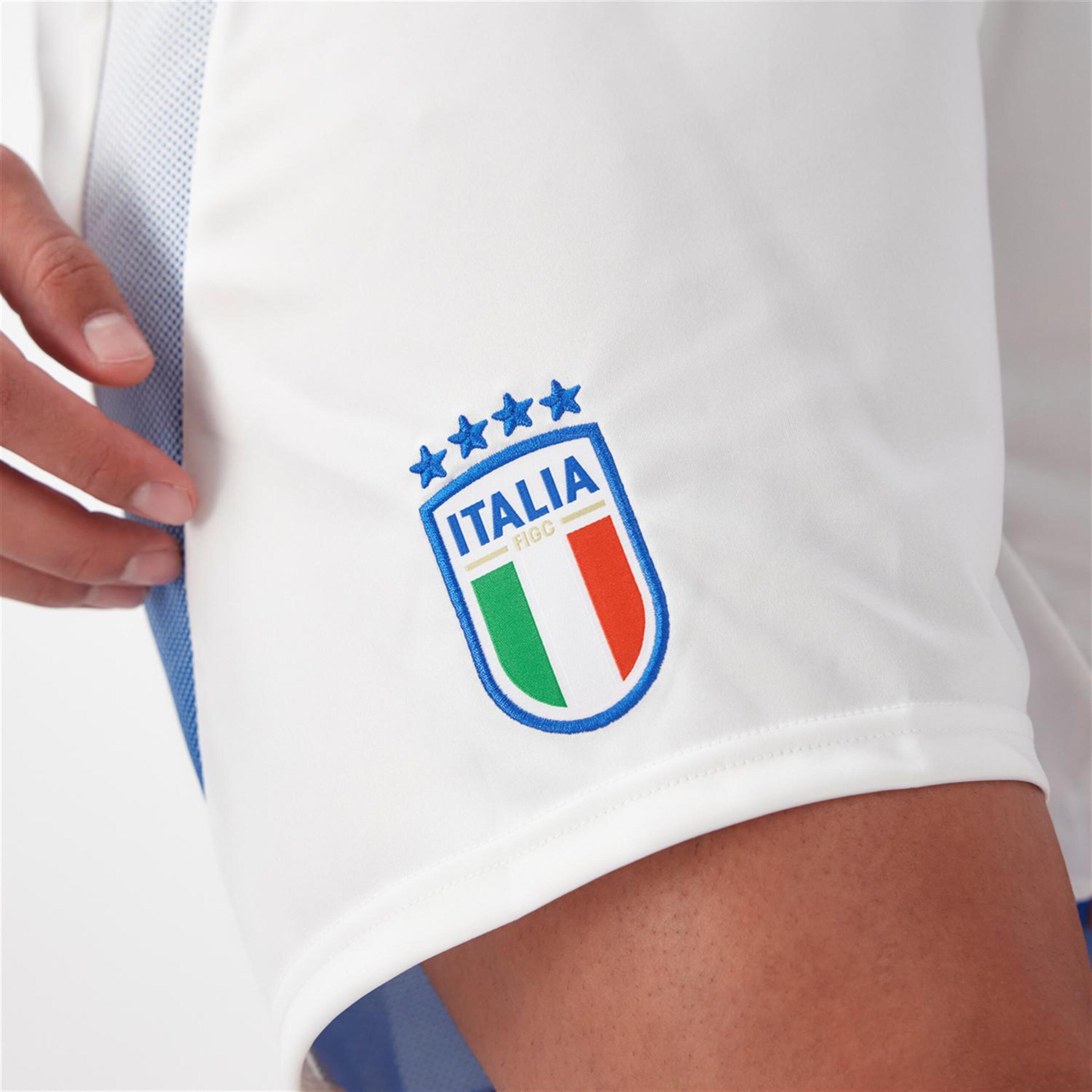 Pantalón Italia 1ª Equip. 2024 - Blanco - Fútbol Hombre
