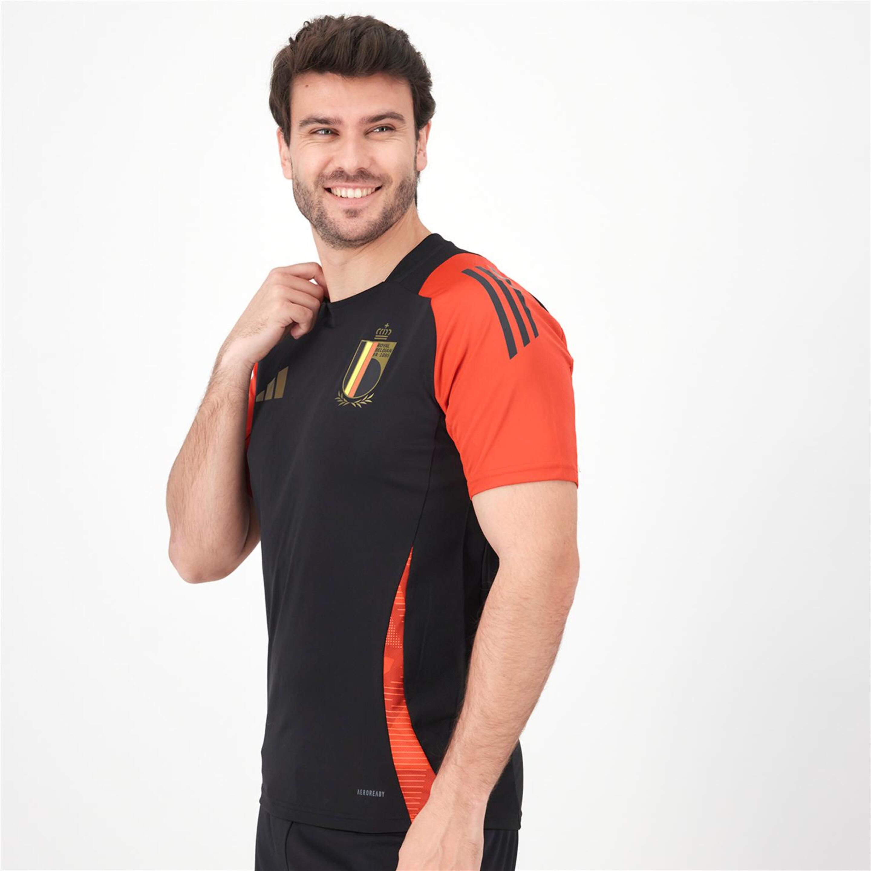 Camiseta Bélgica Entreno - Negro - Camiseta Fútbol Hombre