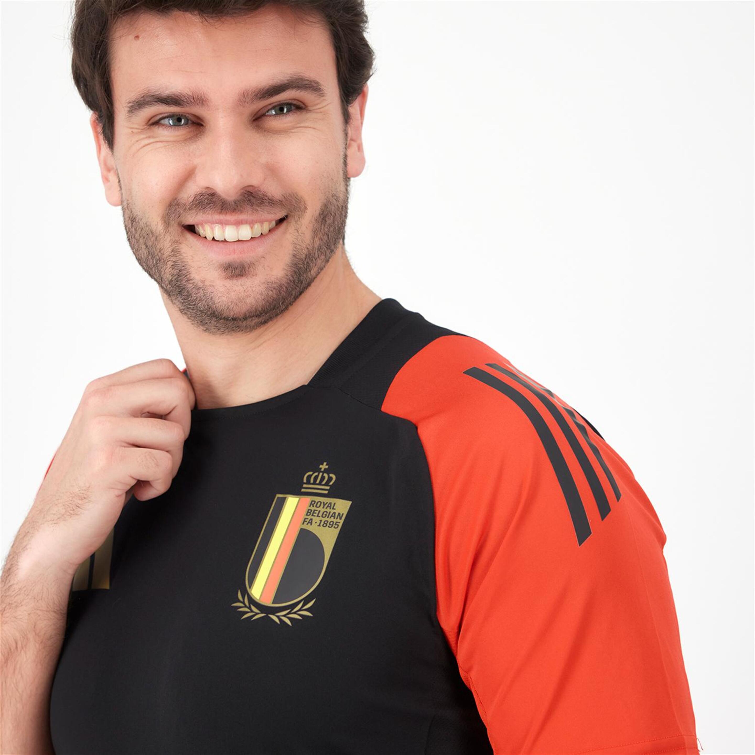 Camiseta Bélgica Entreno - Negro - Camiseta Fútbol Hombre
