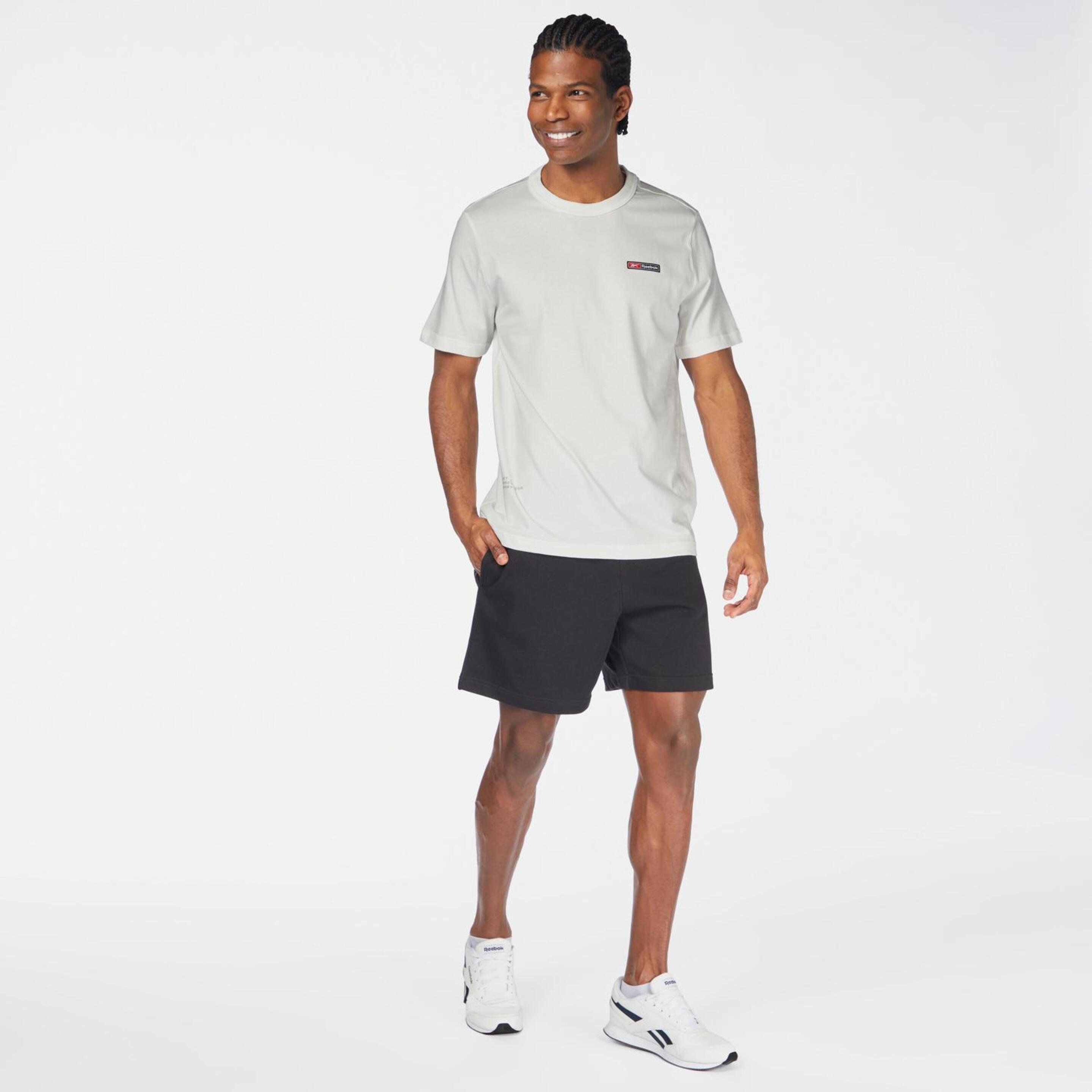 Reebok Vector - Blanco - Camiseta Hombre  | Sprinter