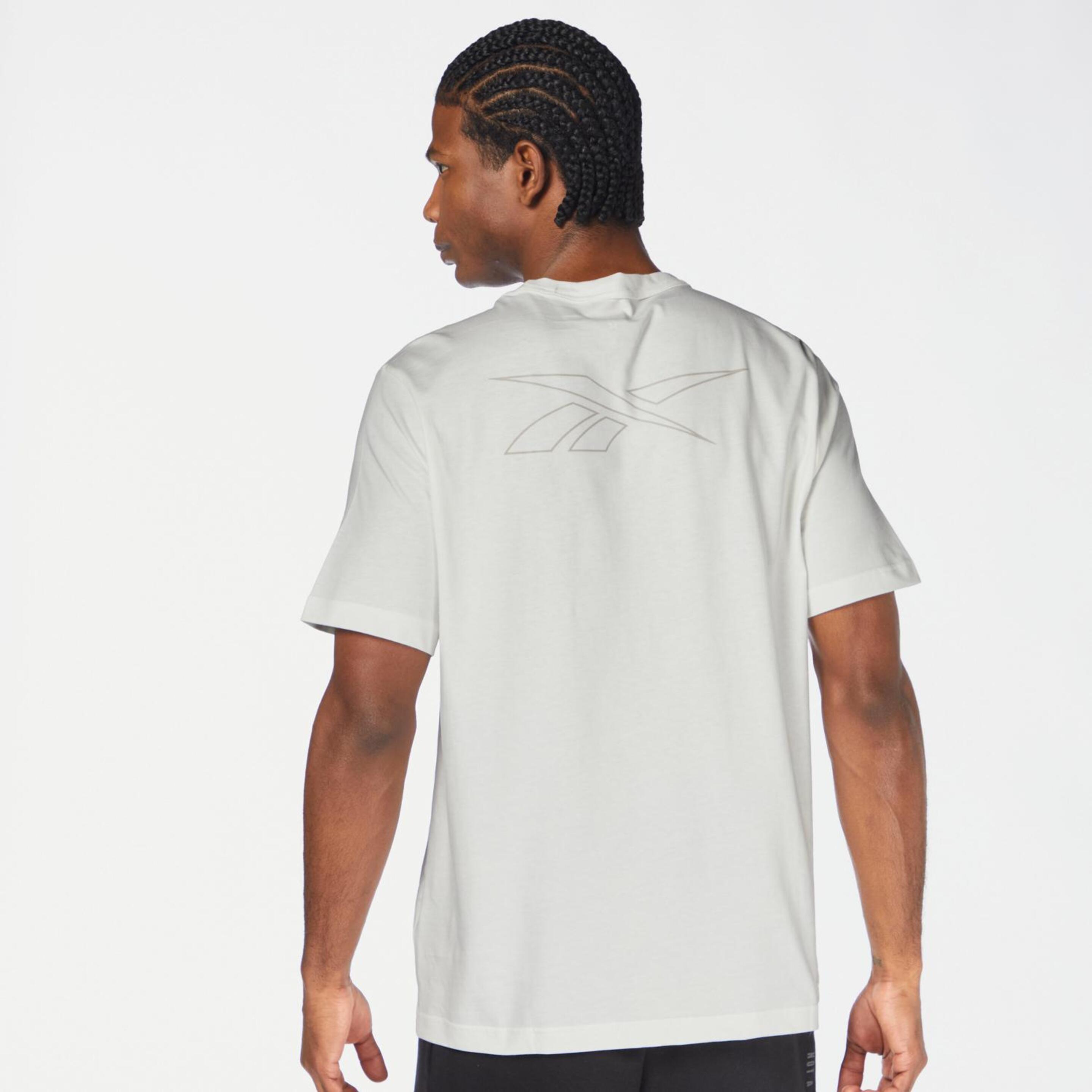 Reebok Vector - Blanco - Camiseta Hombre  | Sprinter