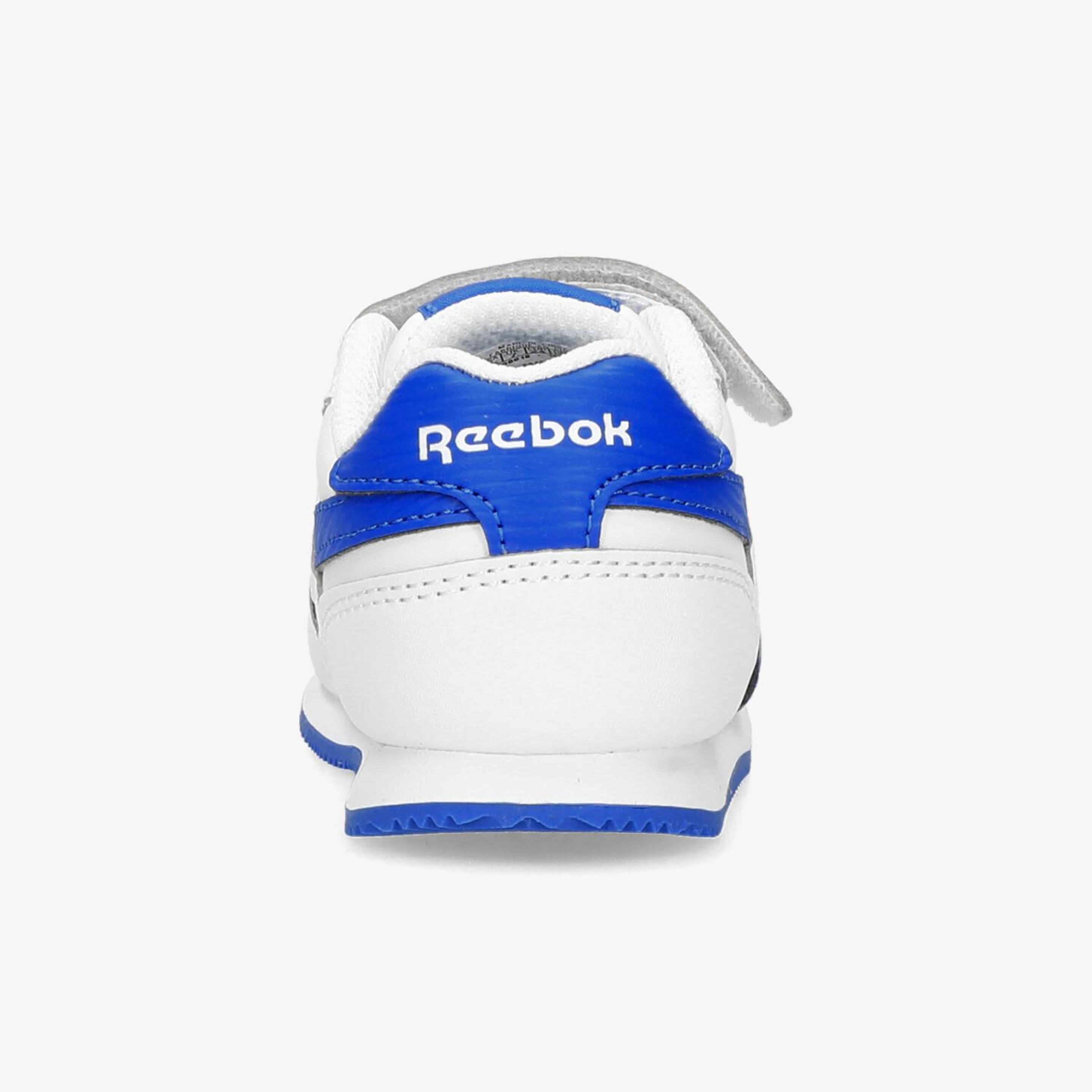 Reebok Royal Cl Jog 3.0 - Blanco - Zapatillas Velcro Niño