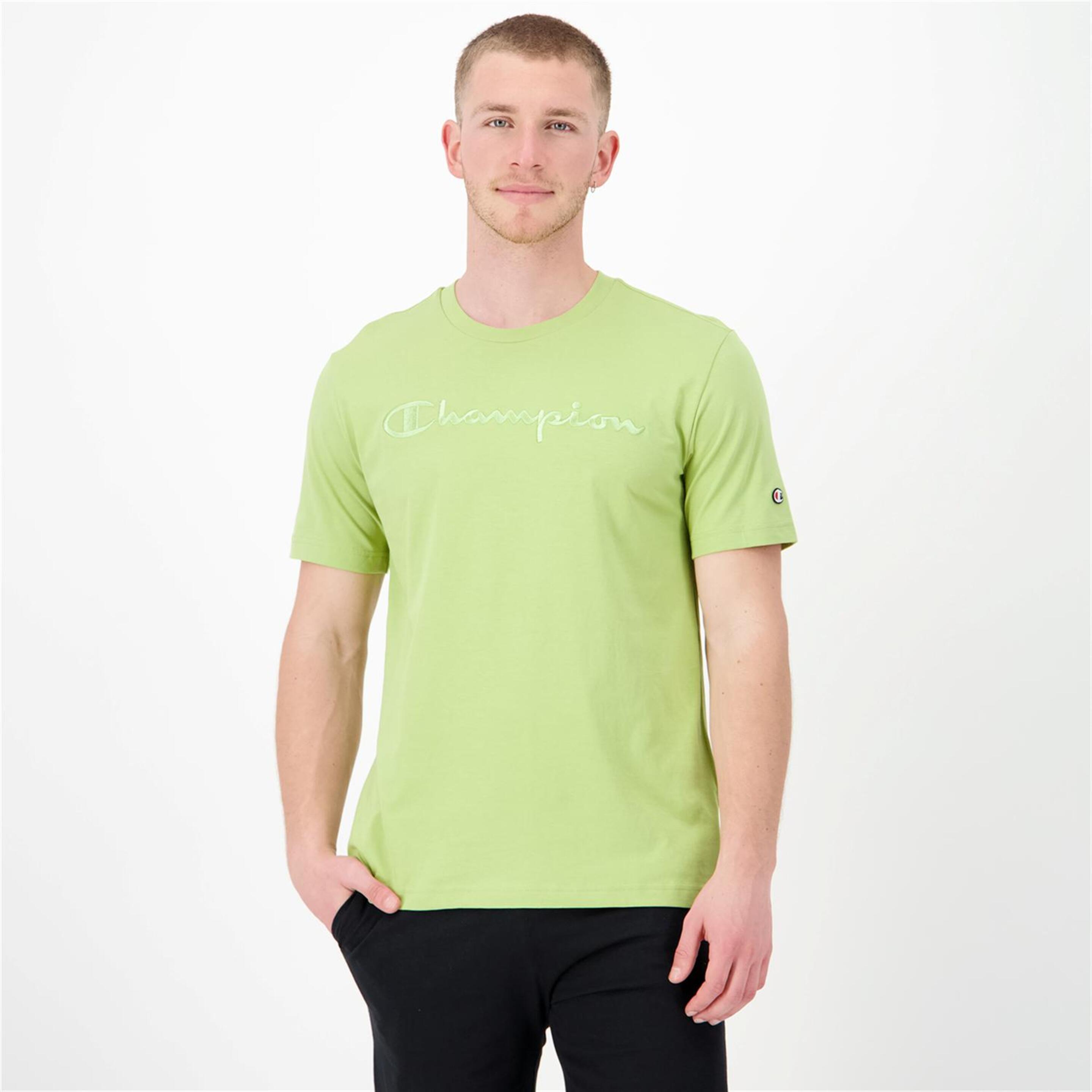 Champion Tonal - verde - Camiseta Hombre