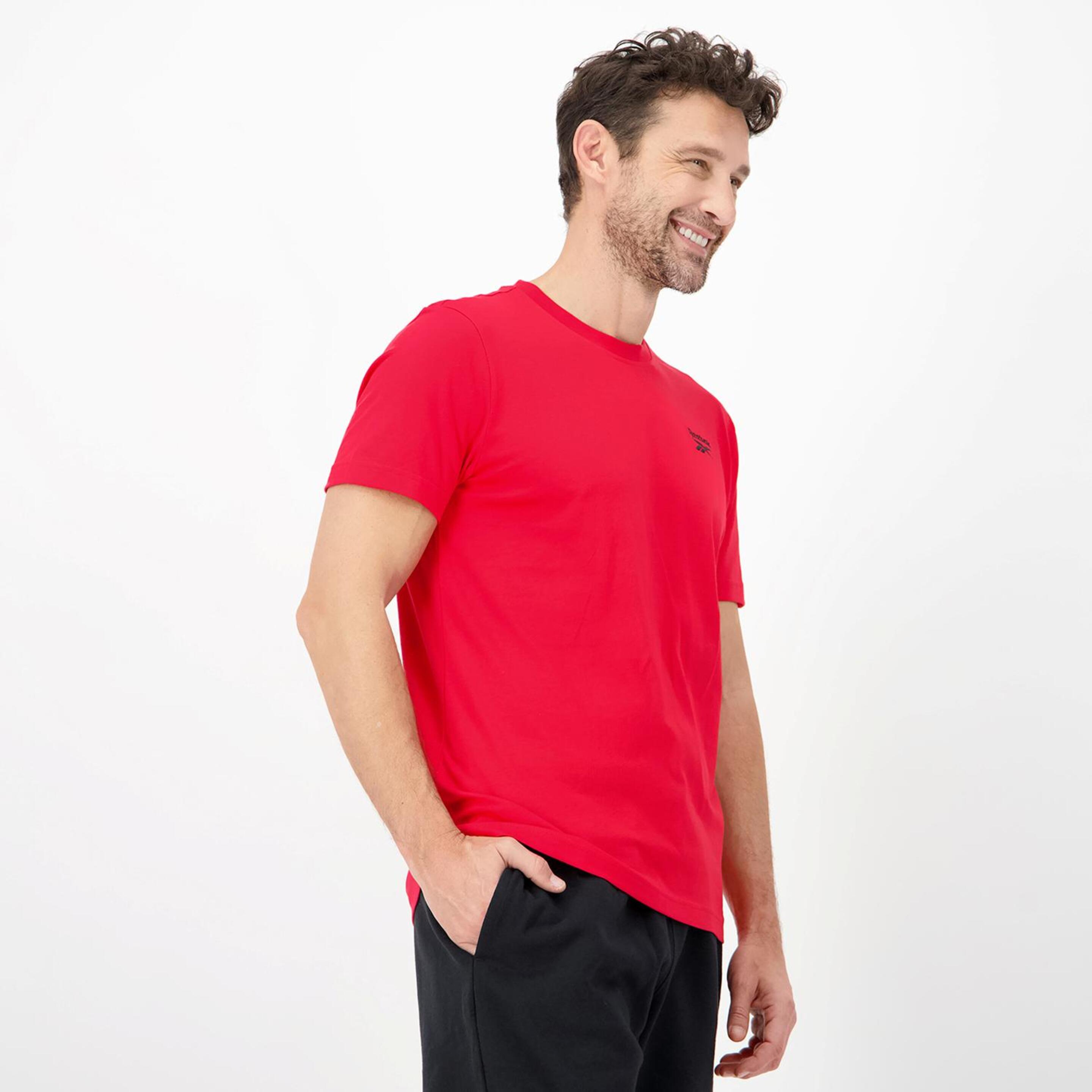 Reebok Id - Rojo - Camiseta Hombre  | Sprinter