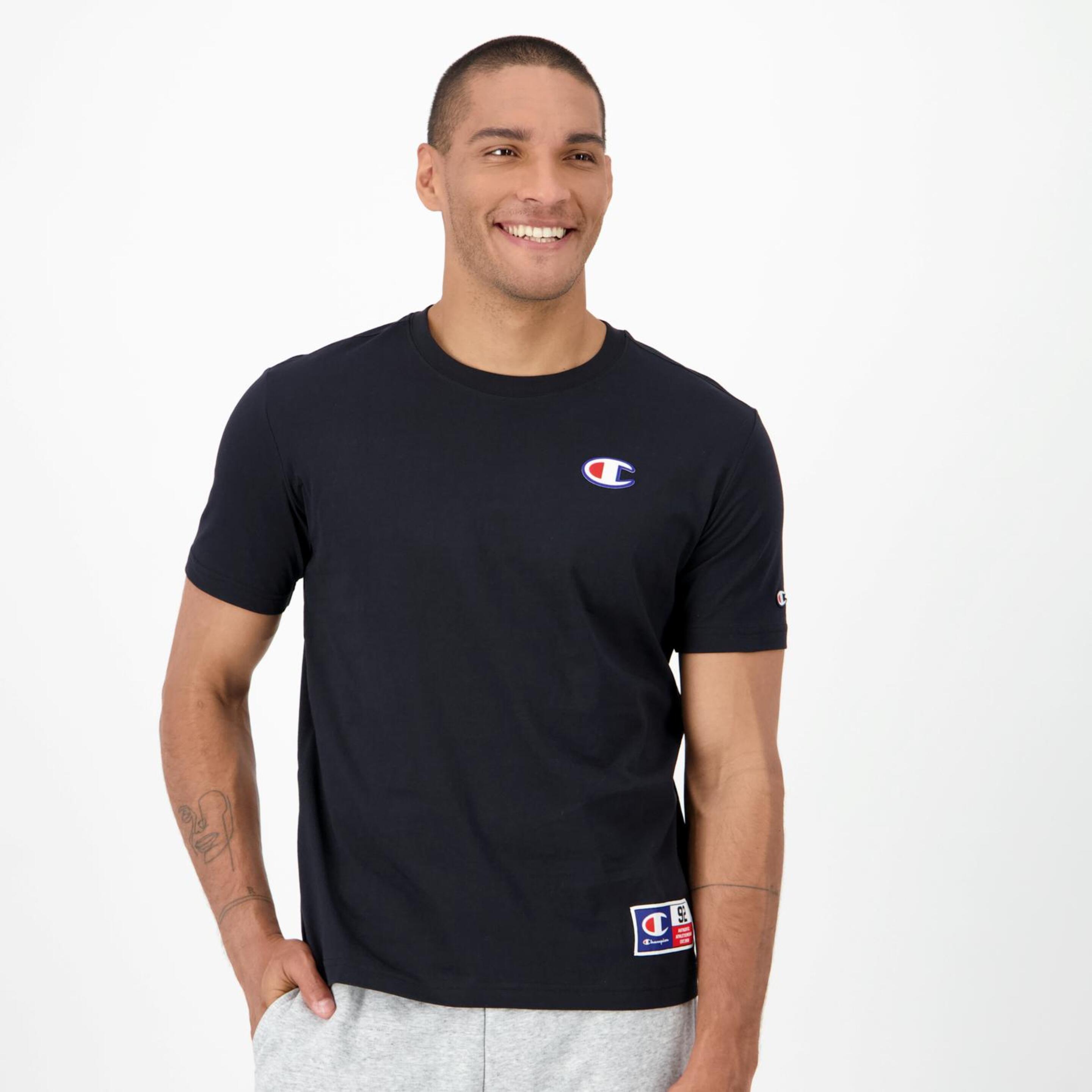 Champion Baseball - negro - T-shirt Homem