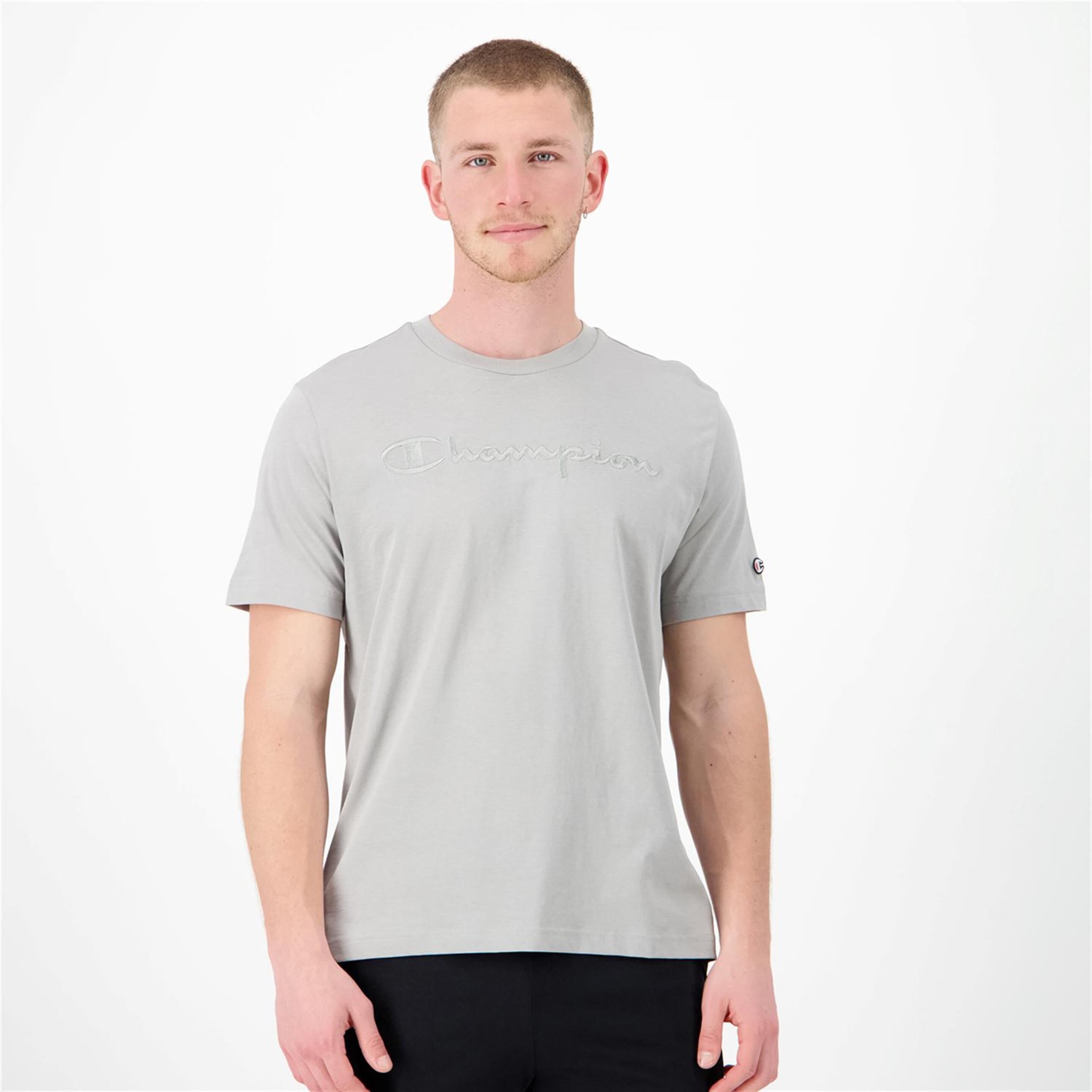 Champion Tonal - gris - Camiseta Hombre
