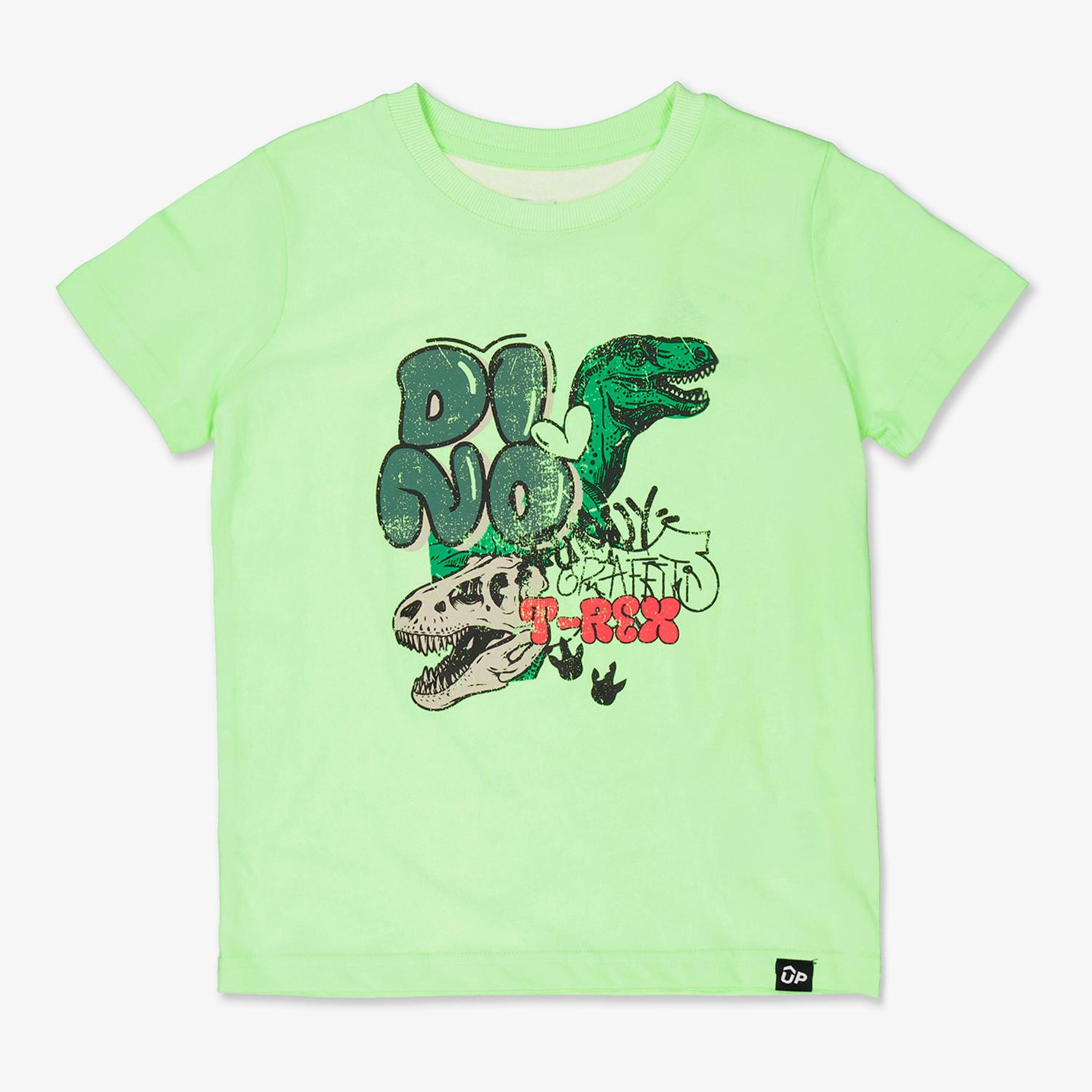 T-shirt Up - verde - T-shirt Menino