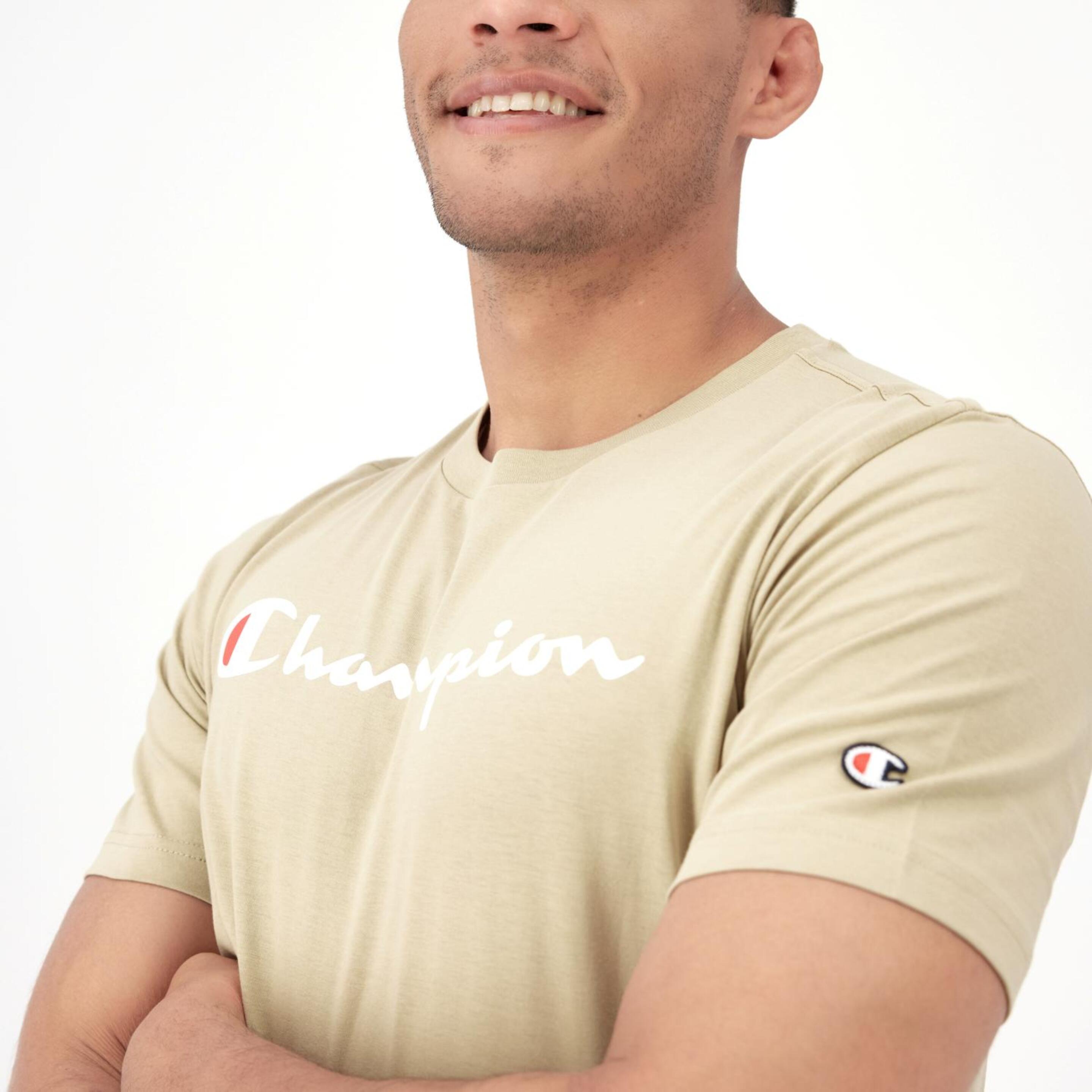 Camiseta Champion - Taupe - Camiseta Hombre