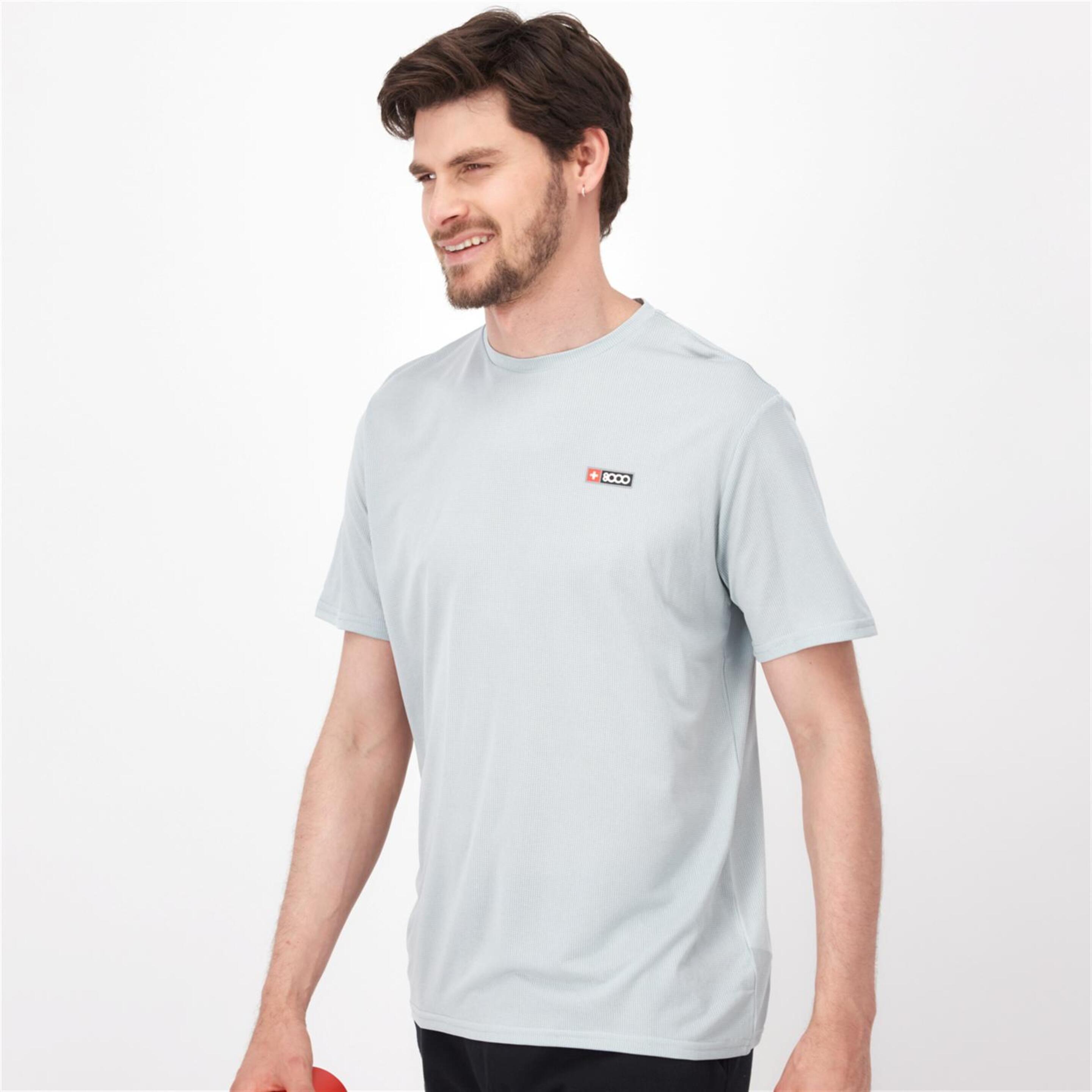 +8000 Benap - Cinza - T-shirt Montanha Homem | Sport Zone
