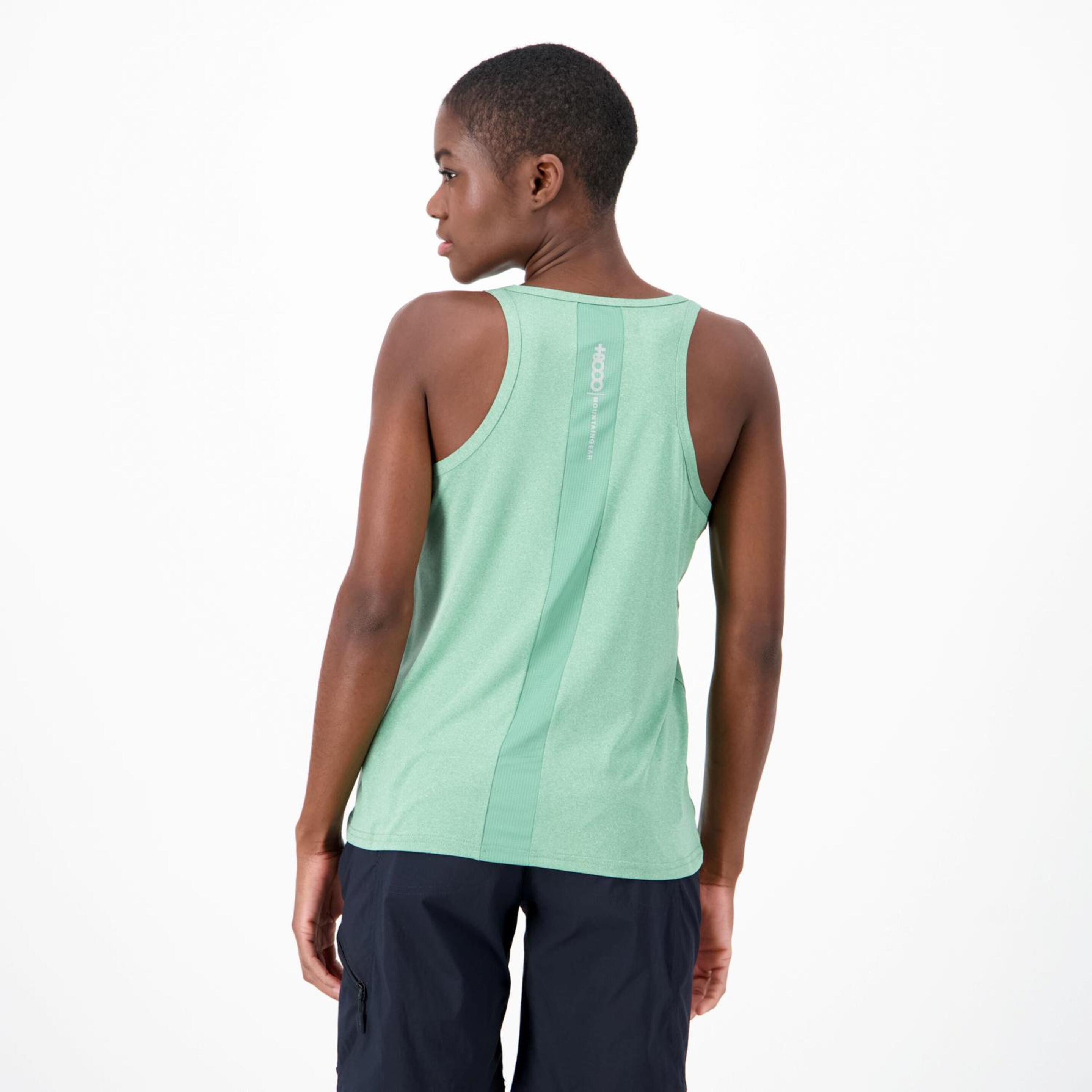 +8000 Tunupa - Verde - Camiseta Tirantes Mujer