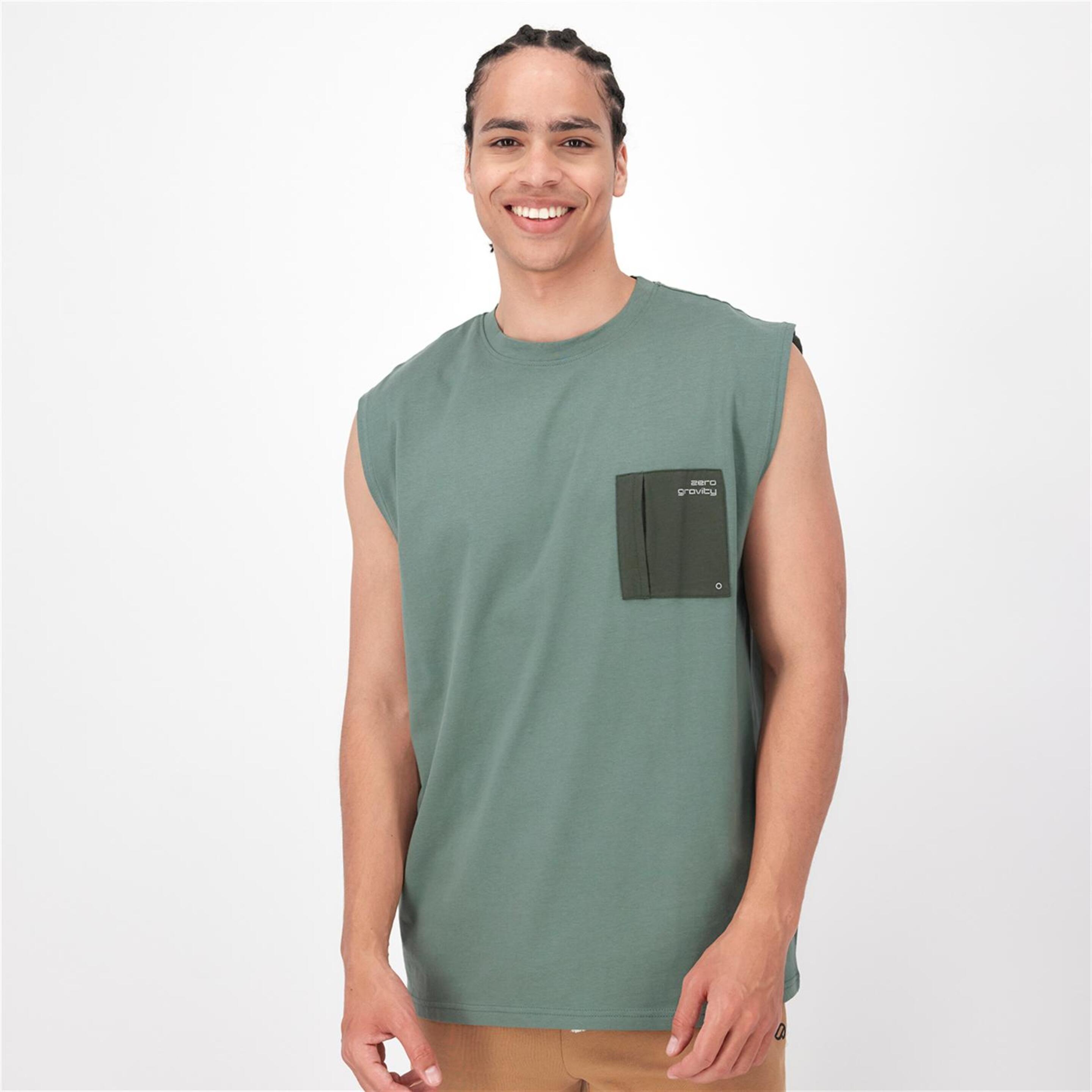 Silver Unlimited - verde - Camiseta Sin Mangas Hombre