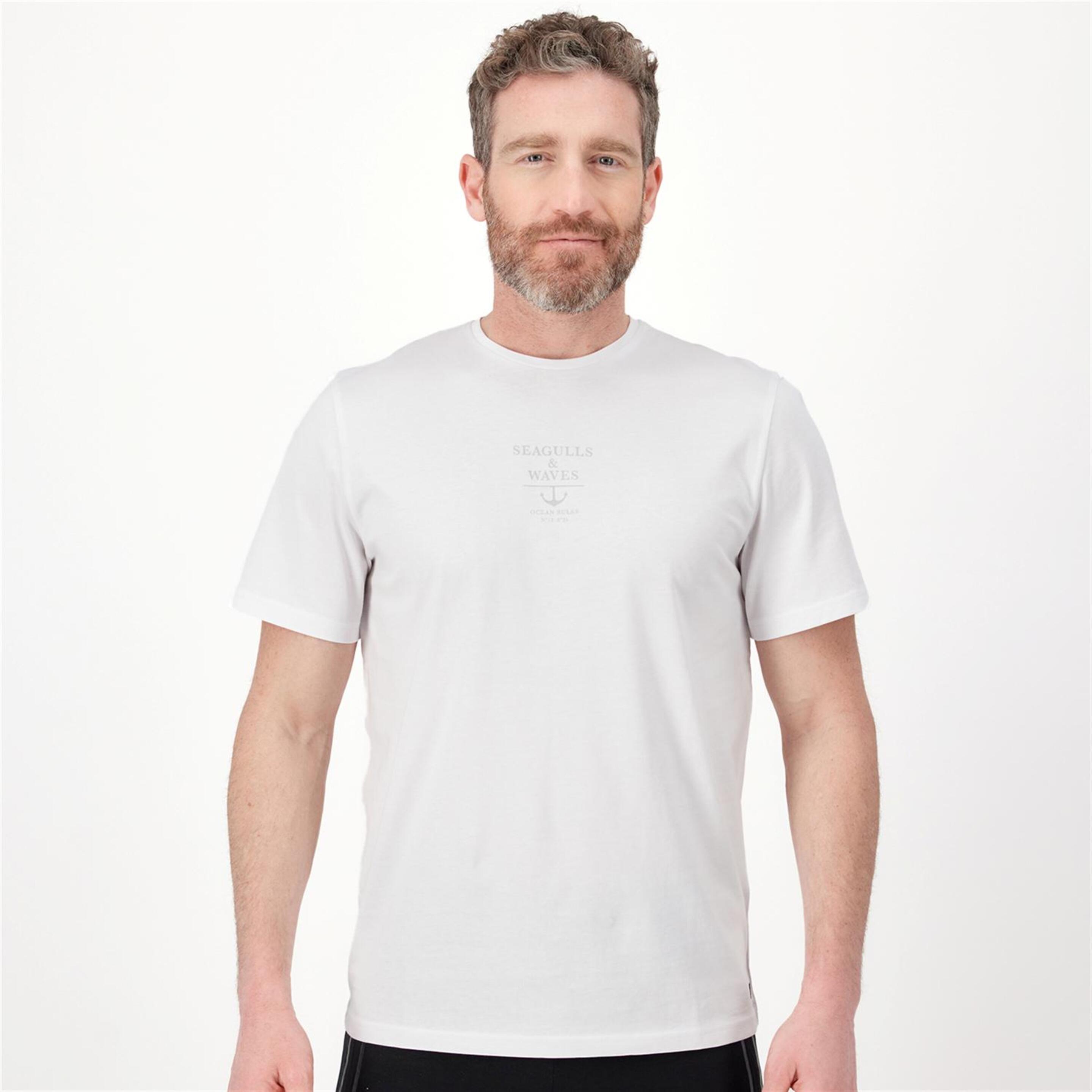 Silver Nautic - blanco - T-shirt Homem