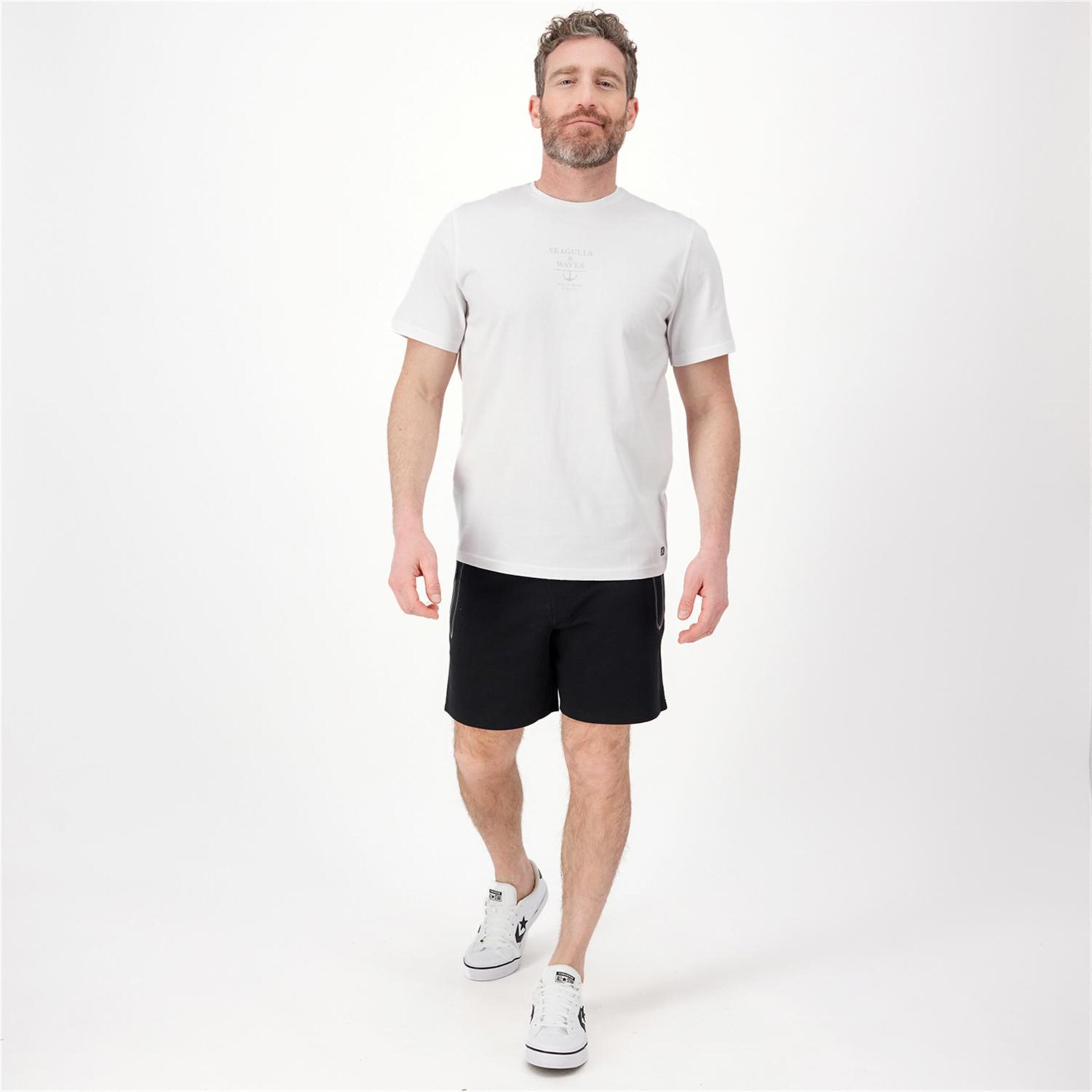 Silver Nautic - Blanco - Camiseta Hombre
