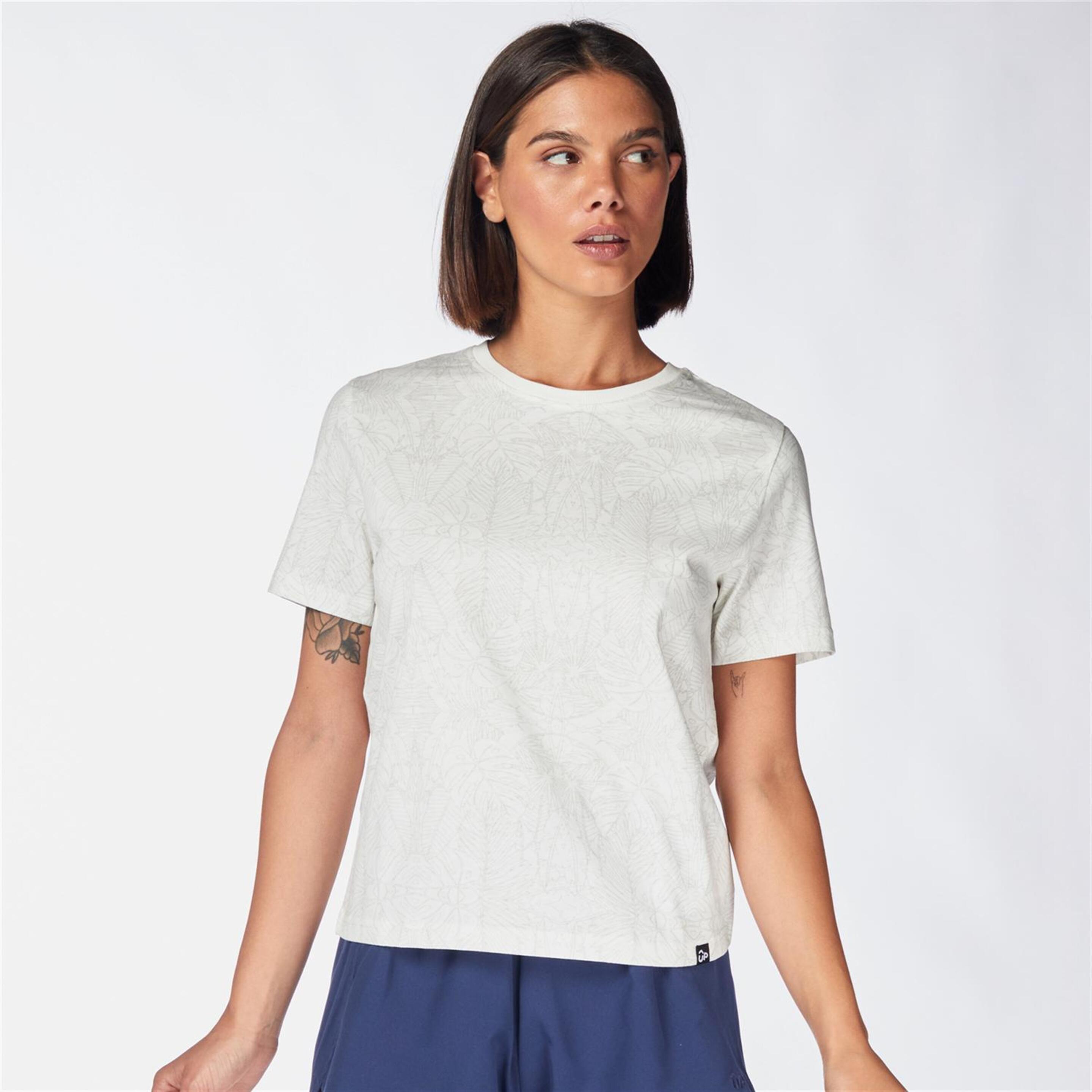 Up Stamps - blanco - T-shirt Boxy Mulher