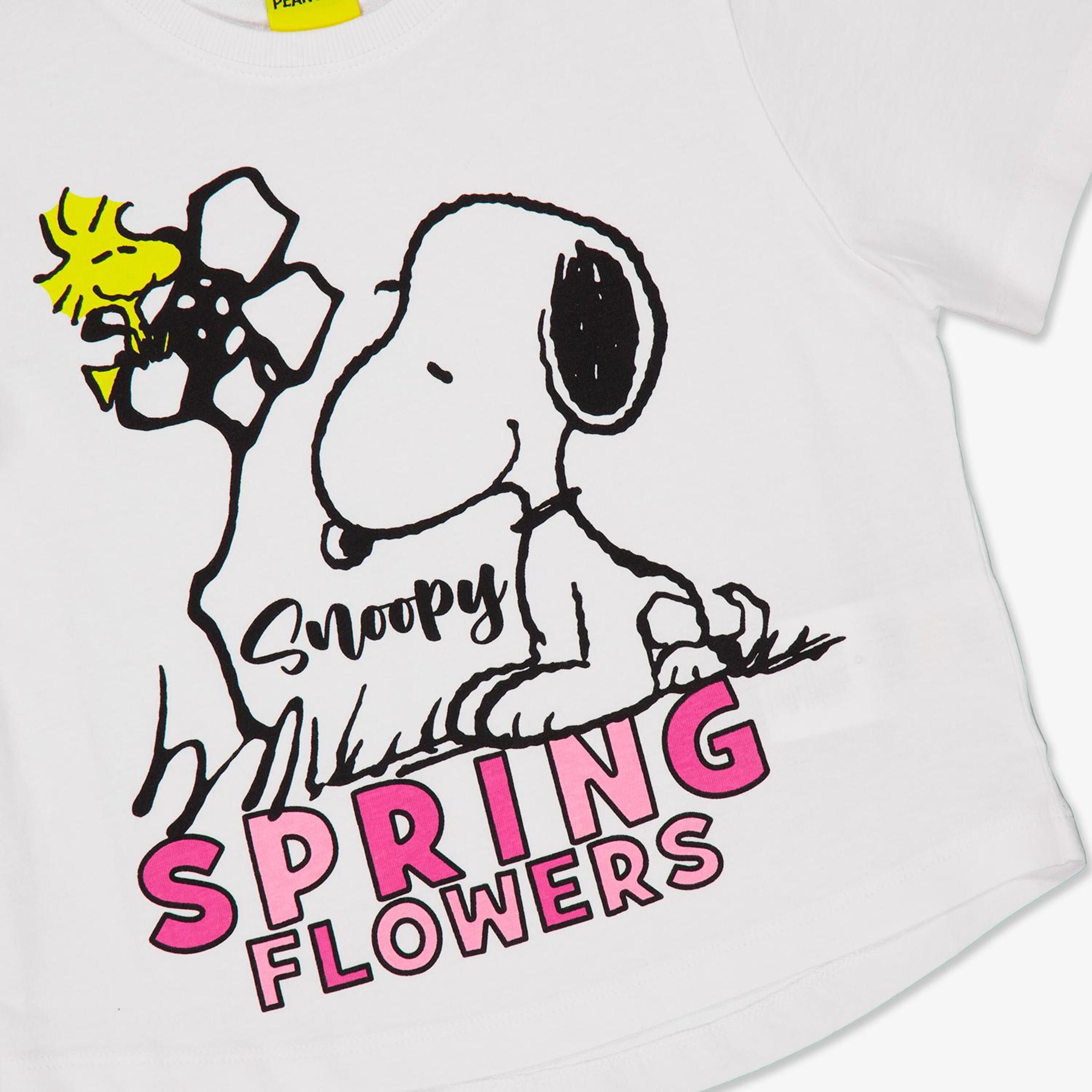 Camiseta Snoopy - Blanco - Camiseta Niña Peanuts