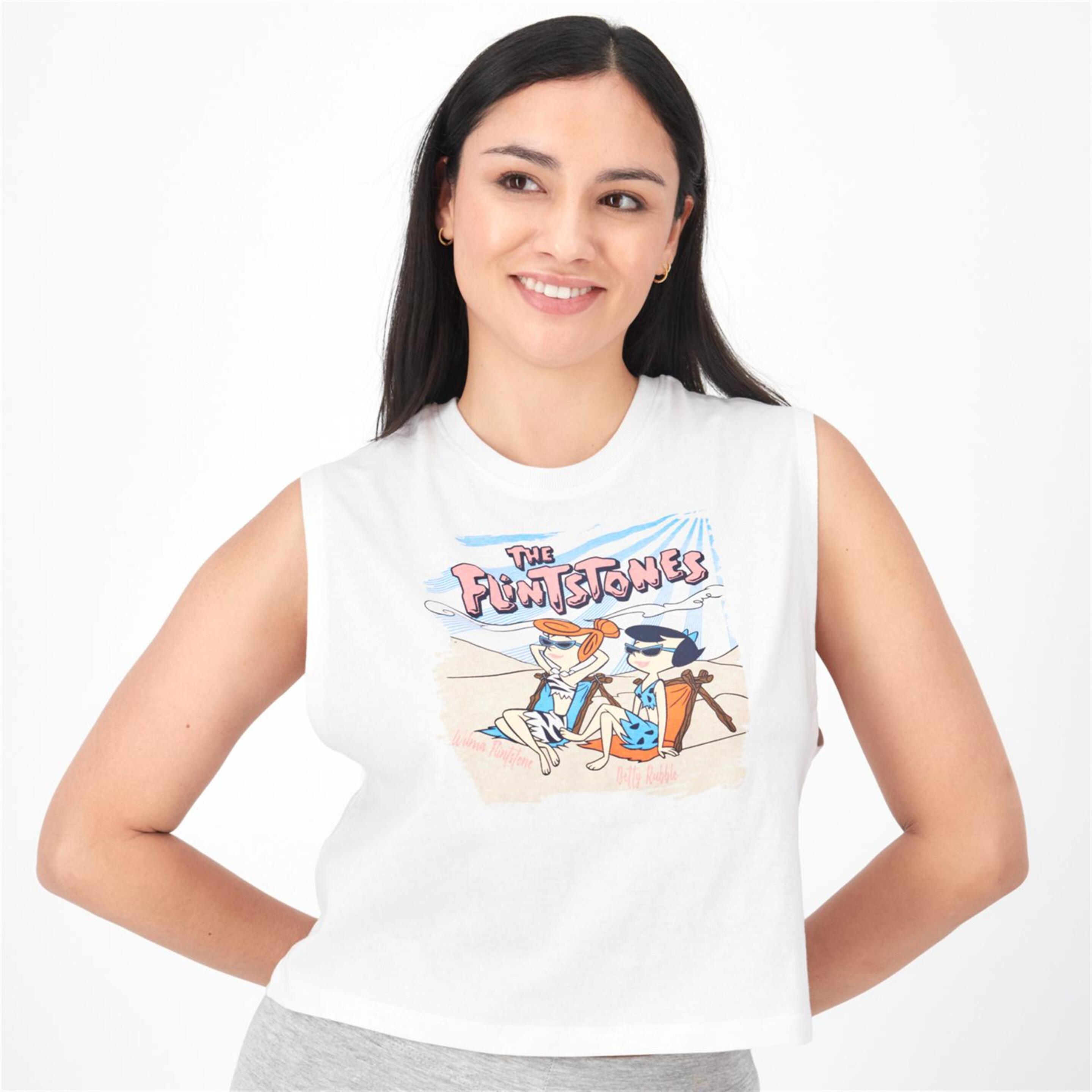 Camiseta Wilma & Betty - blanco - Camiseta Mujer Los Picapiedra