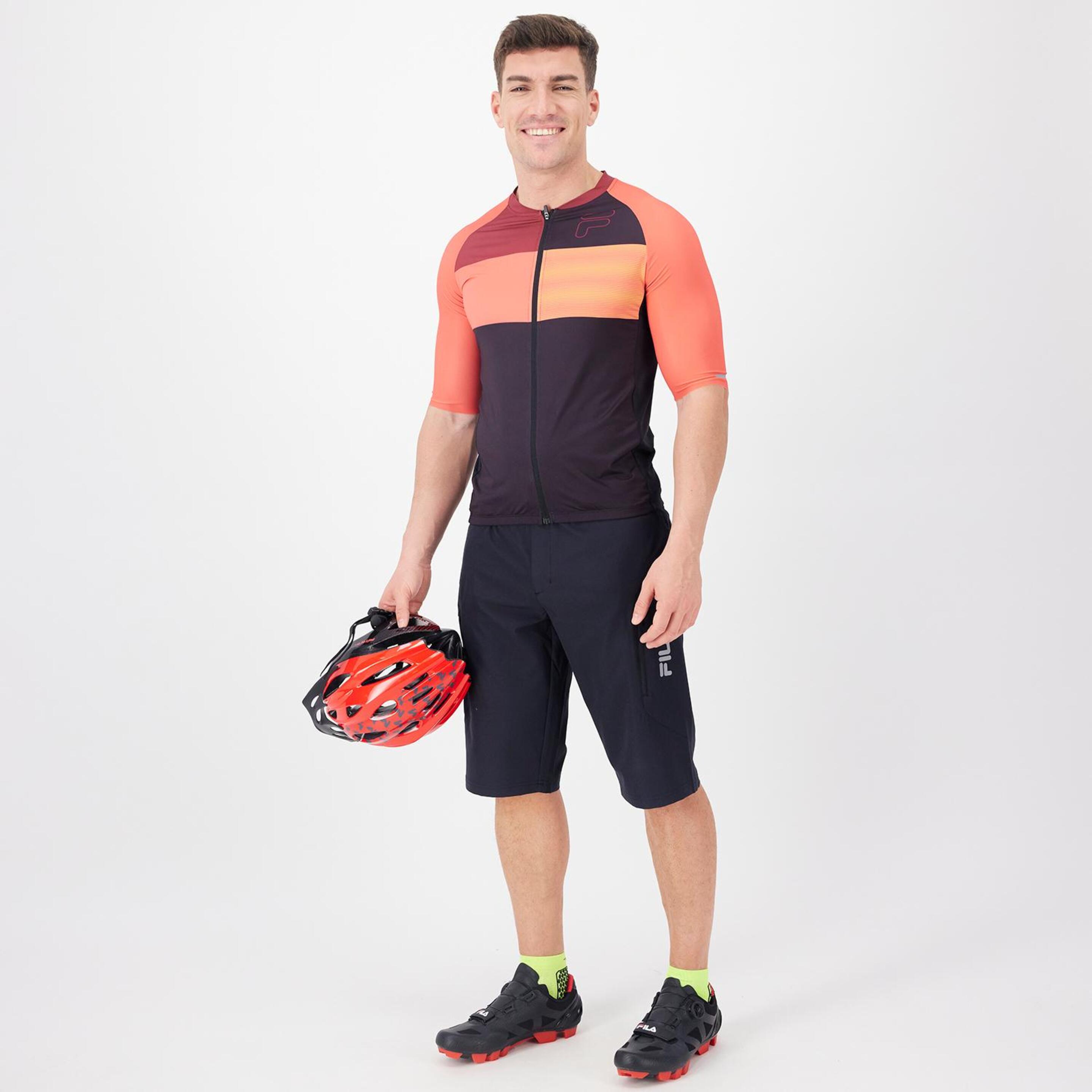 Fila Mtb - Negro - Pantalón Ciclismo Hombre  | Sprinter
