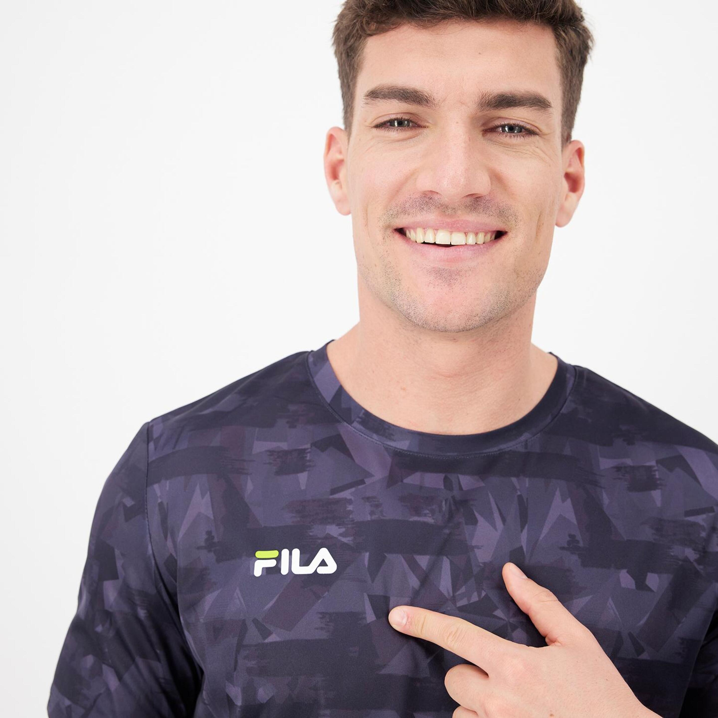 Fila Performance - Cinza - T-shirt Futebol Homem | Sport Zone