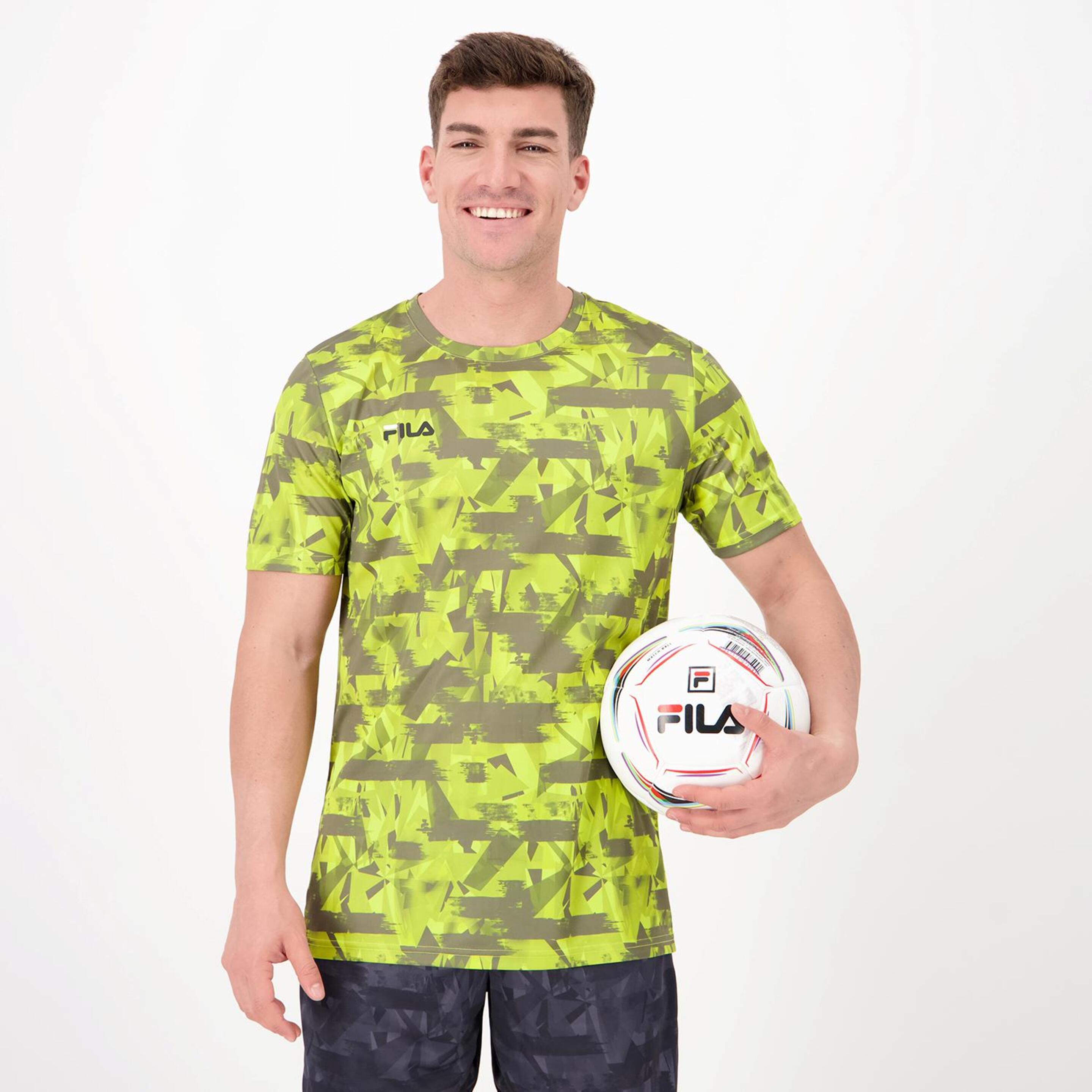 Fila Performance - verde - T-shirt Futebol Homem