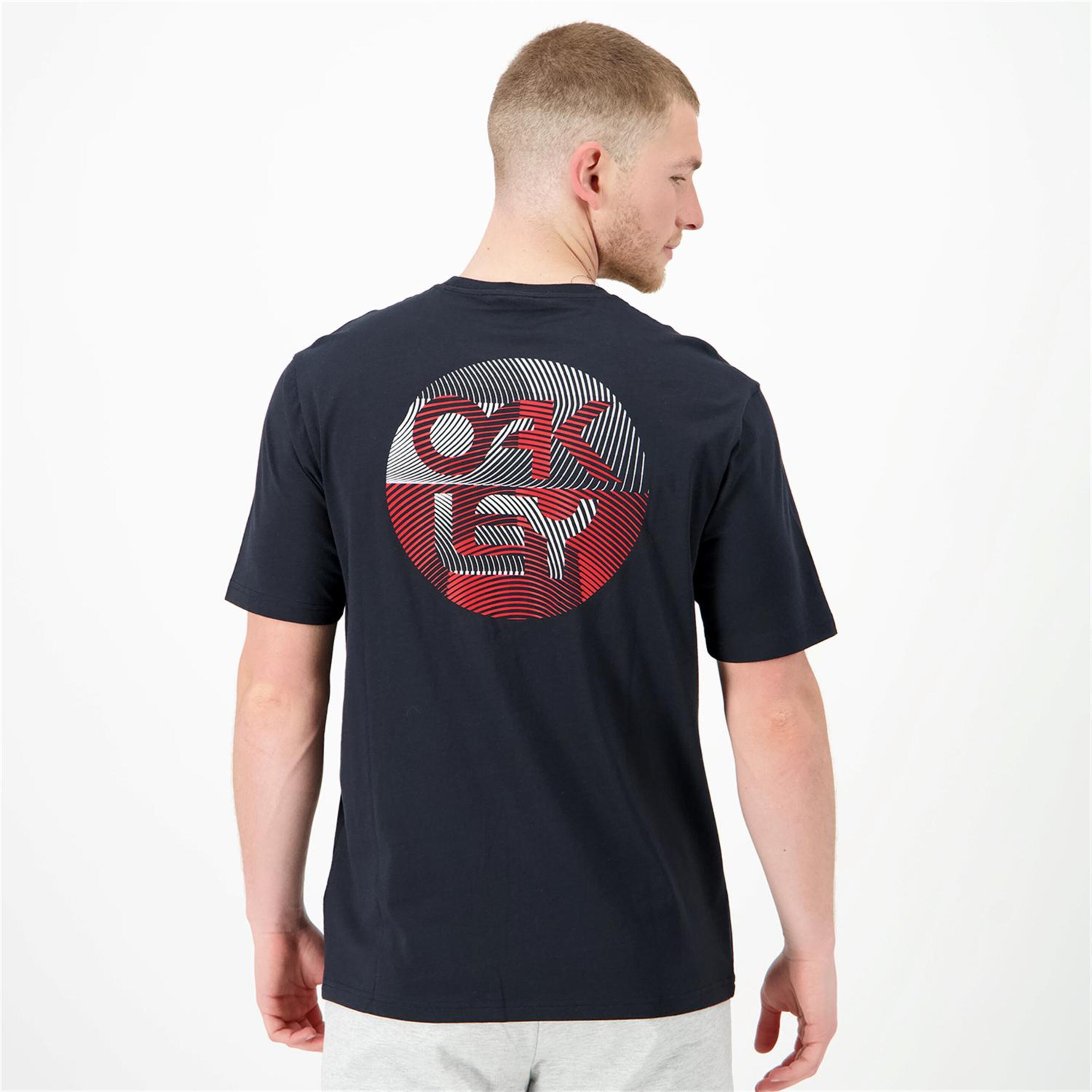 Oakley Fingerprint - Negro - Camiseta Montaña Hombre