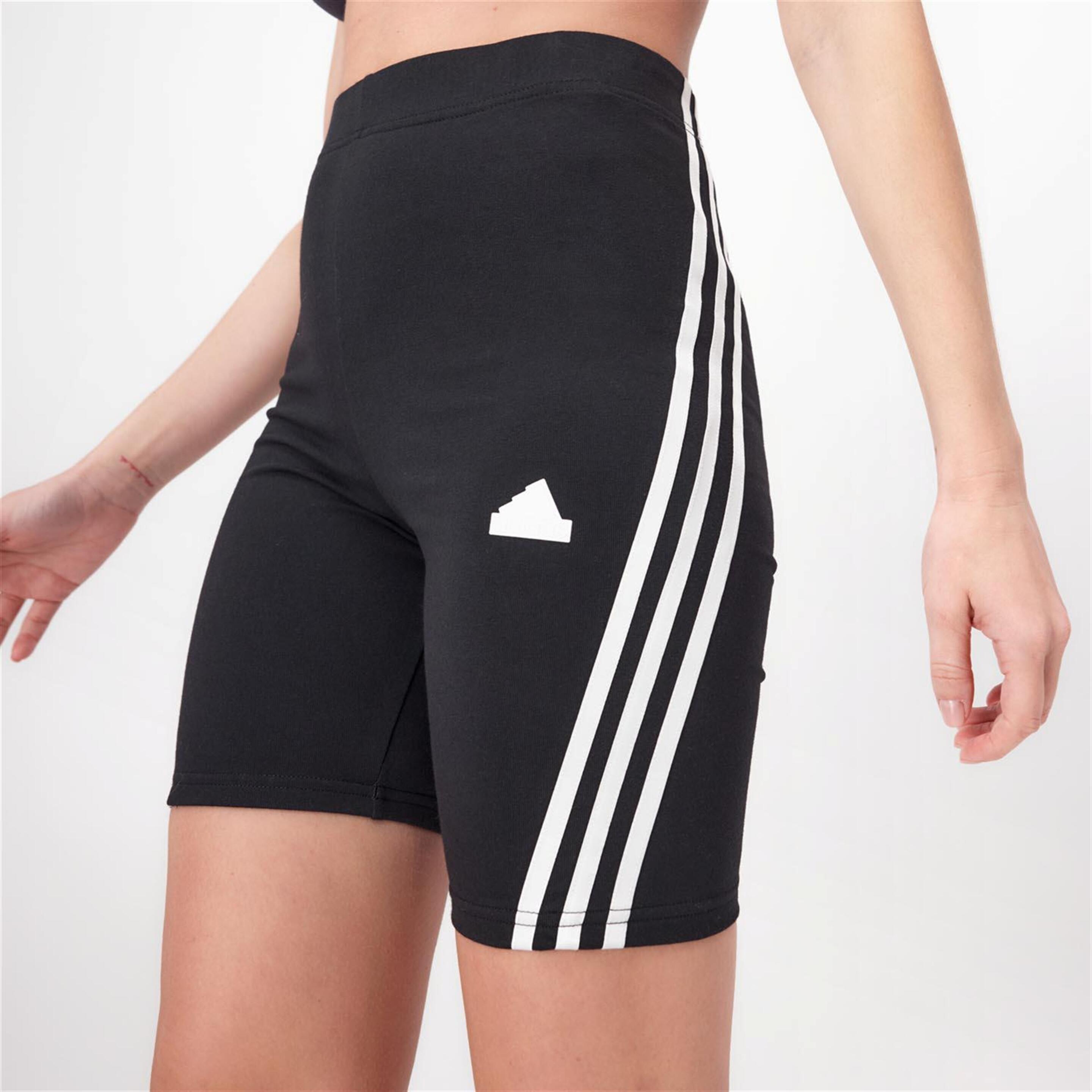 adidas 3 Stripes - negro - Mallas Ciclista Mujer