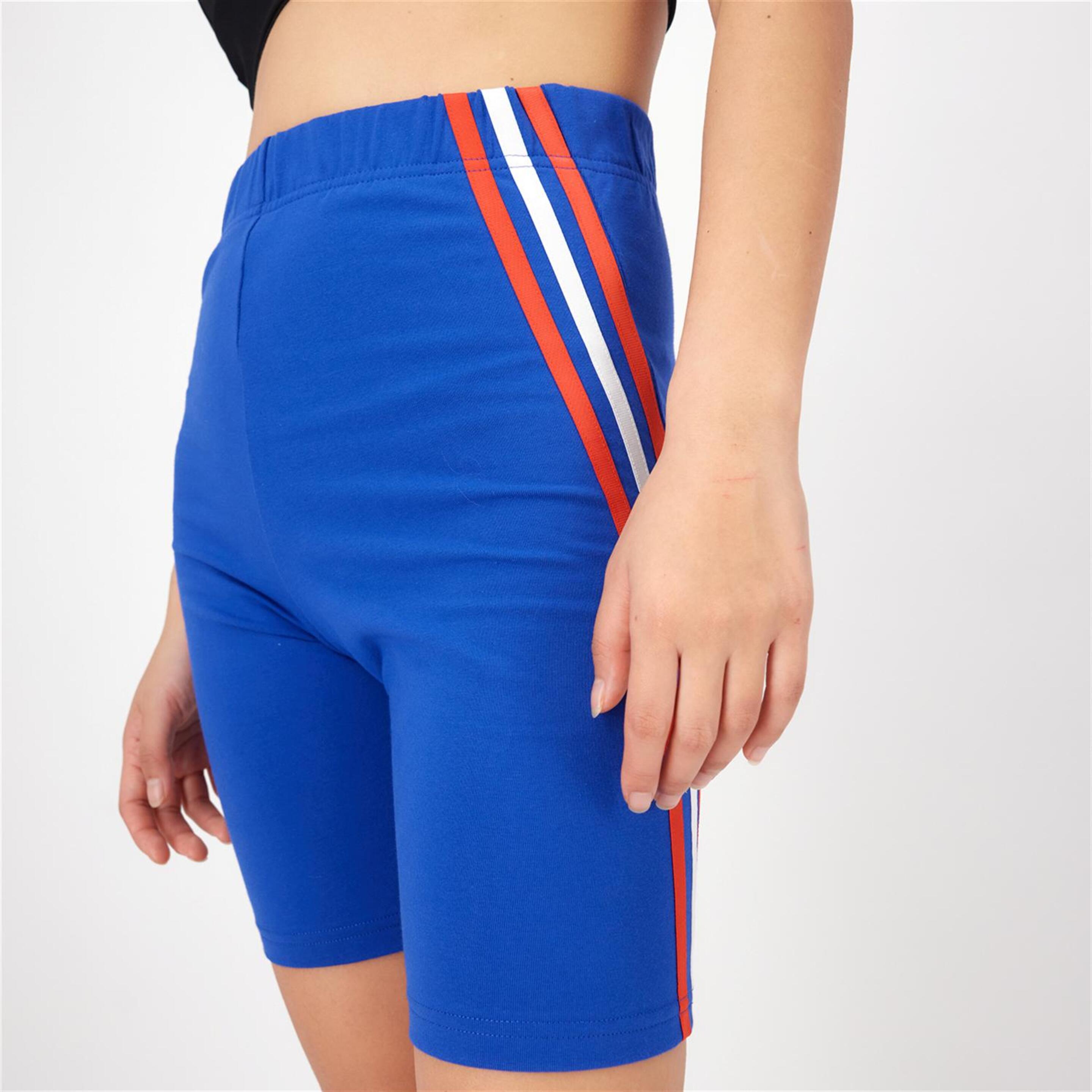 adidas 3 Stripes - azul - Mallas Ciclista Mujer